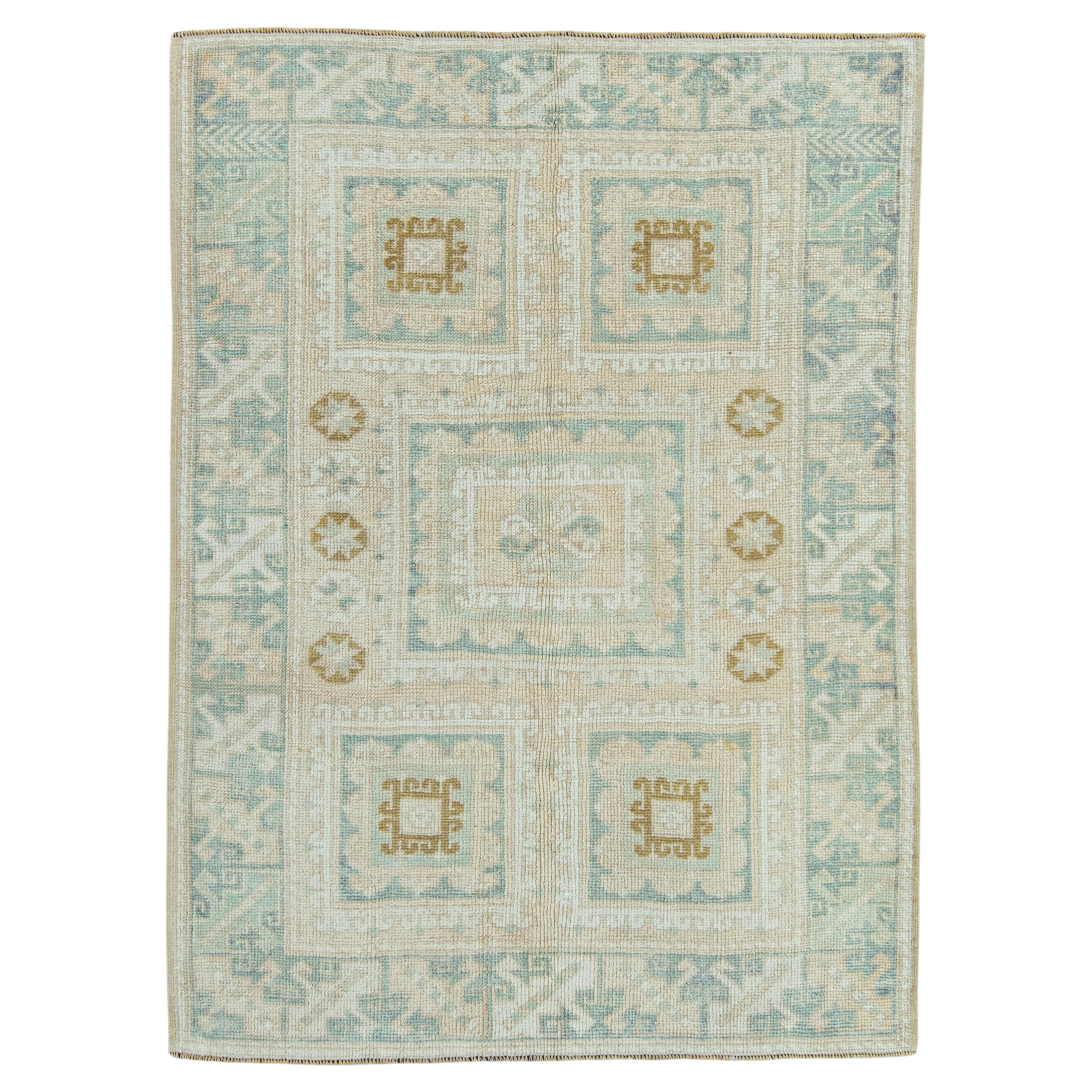 Turkish Vintage Rug 4'3" x 5'9" #20790