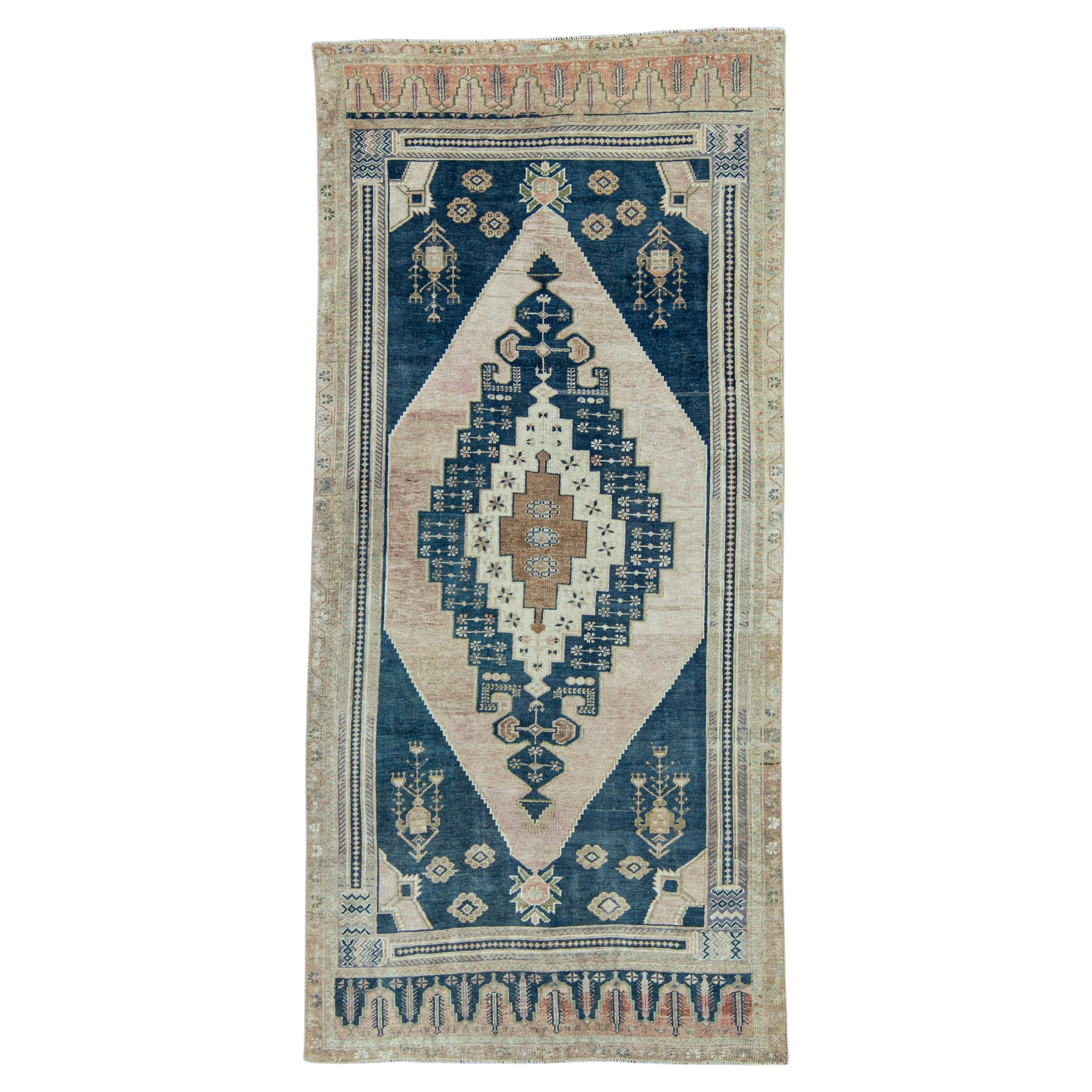 Turkish Vintage Rug 4'3" x 9'3" #20680