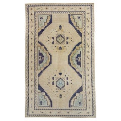 Turkish Vintage Rug 4'4" x 7'1" #17505