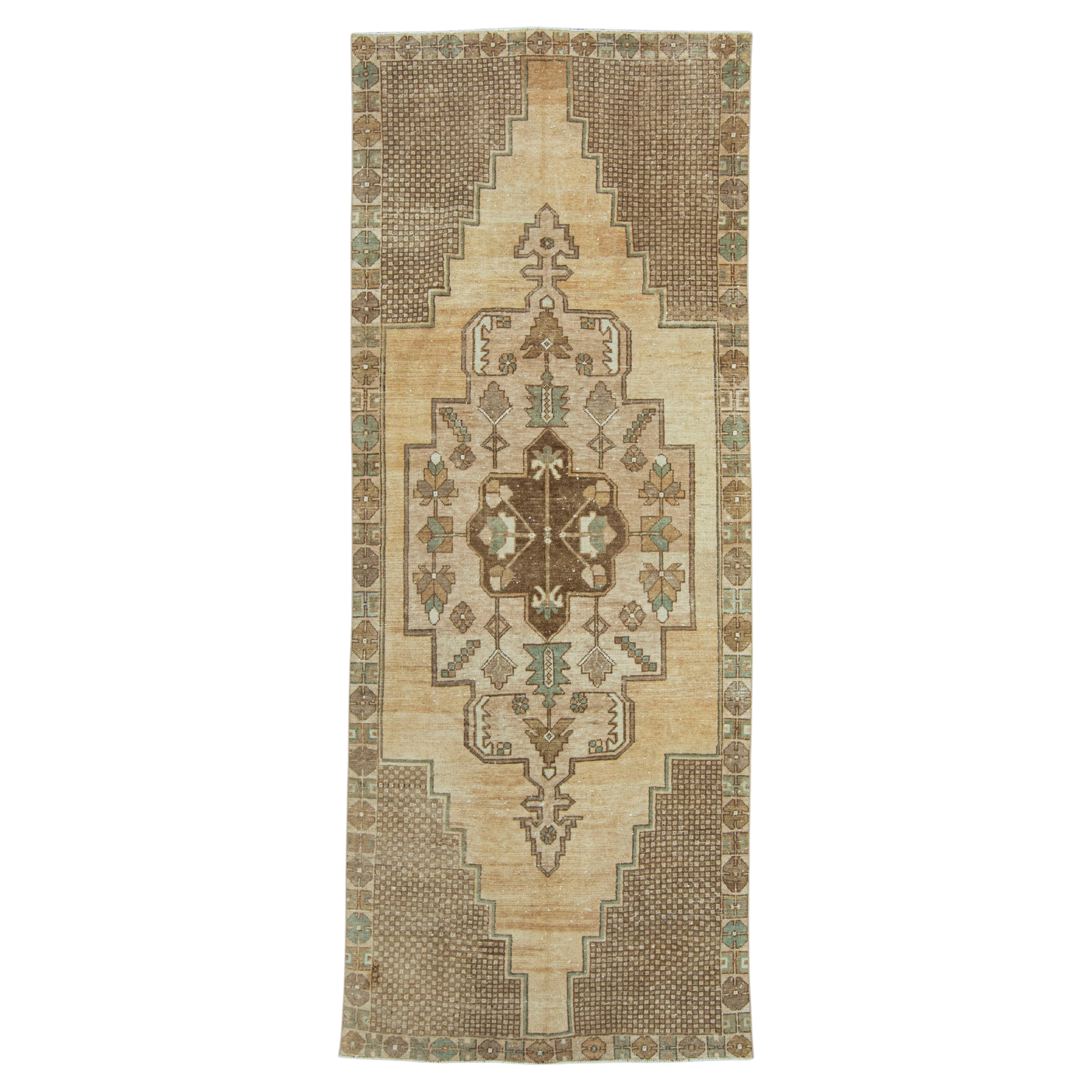 Turkish Vintage Rug 4'5" x 11'4" #20788