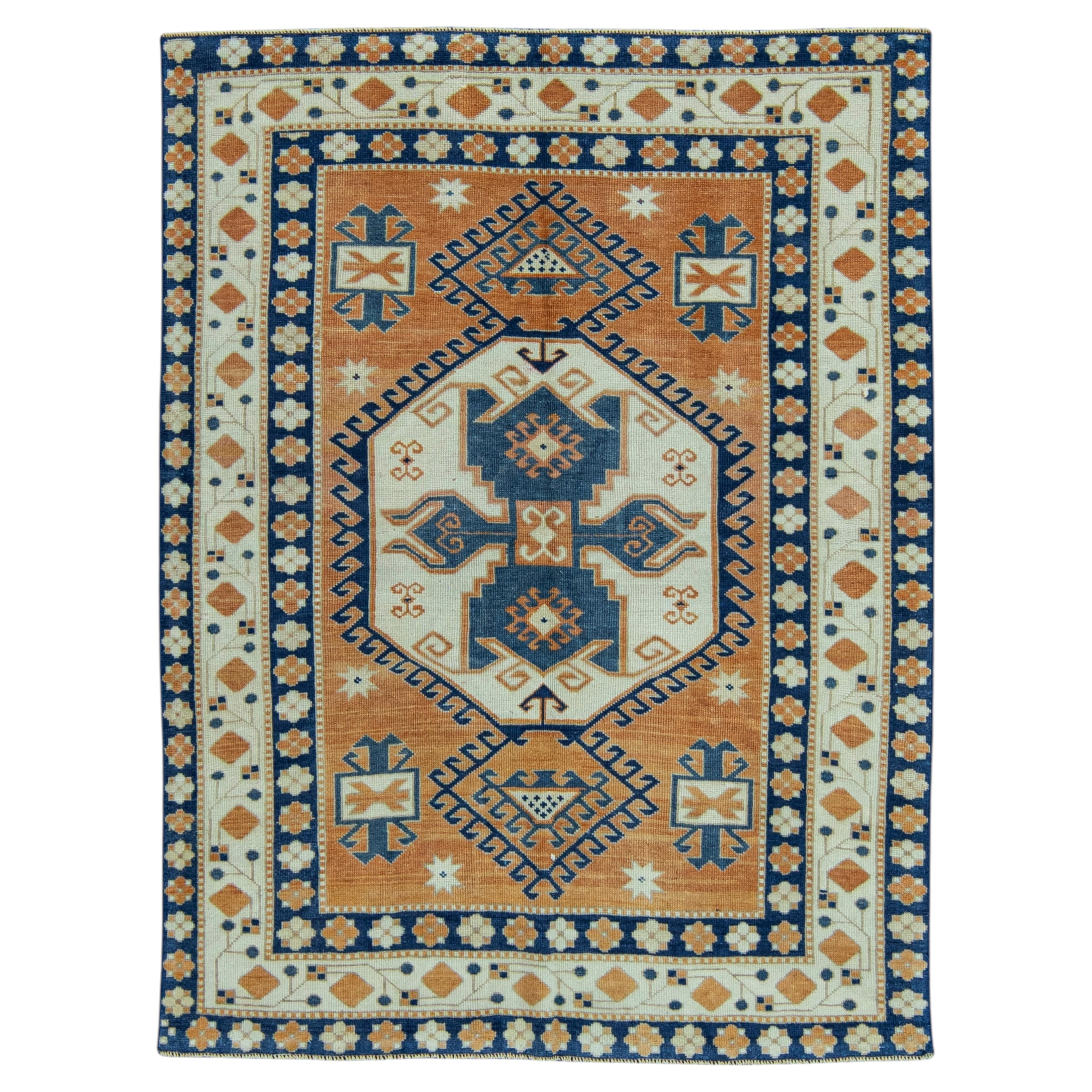 Turkish Vintage Rug 4'5" x 5'9" #20782