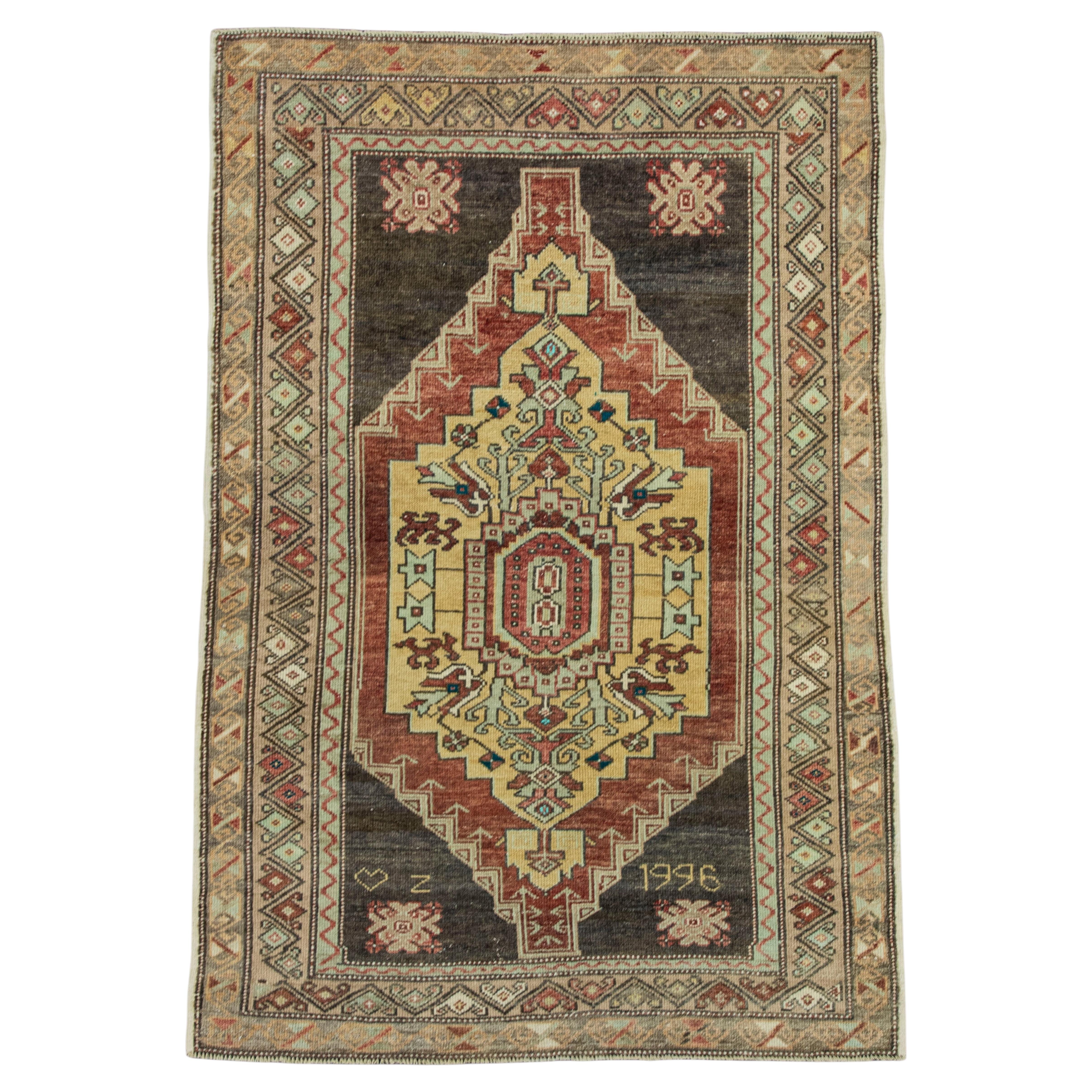 Turkish Vintage Rug  4'5" x 6'6" #20844