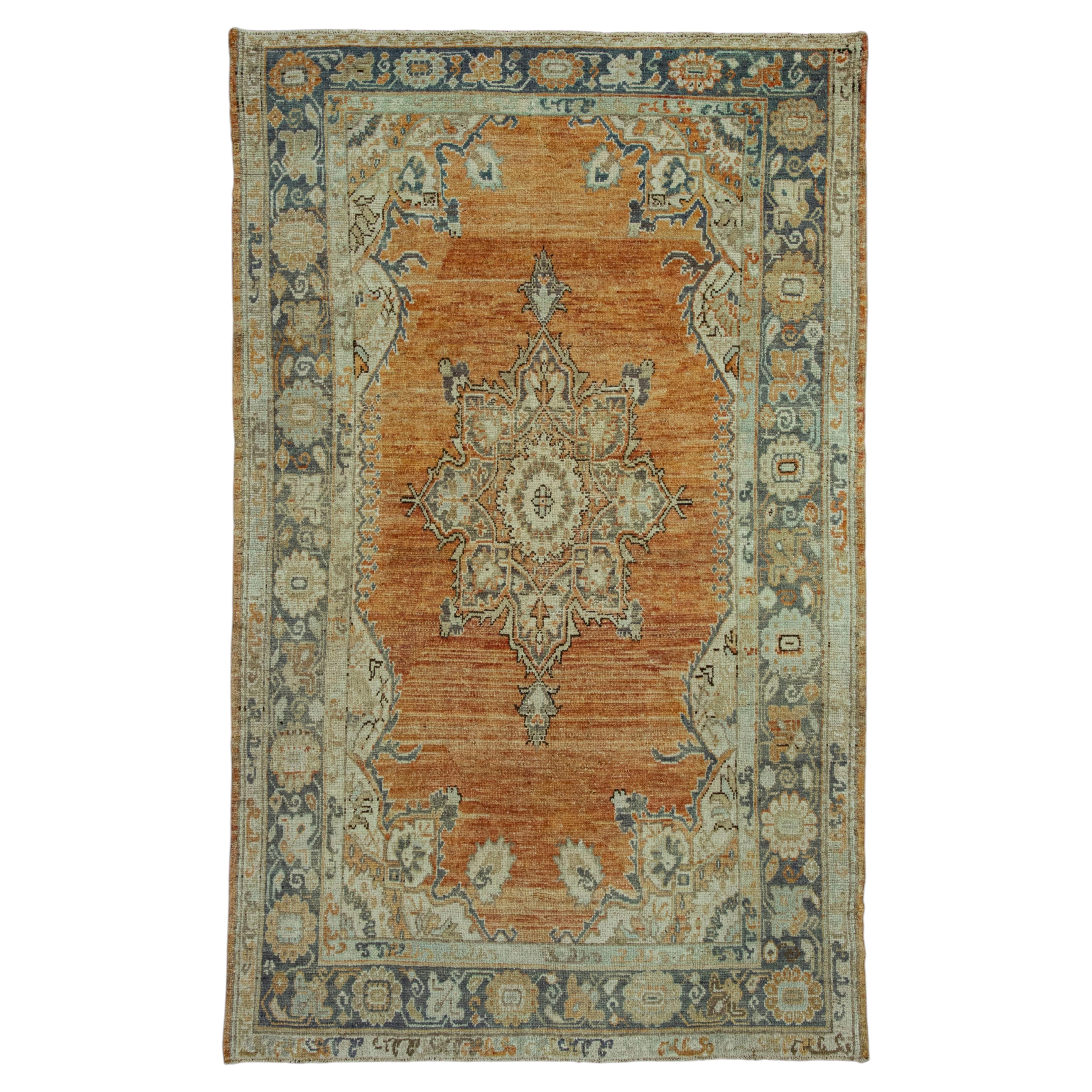 Turkish Vintage Rug 4'5" x 7'2" #20504