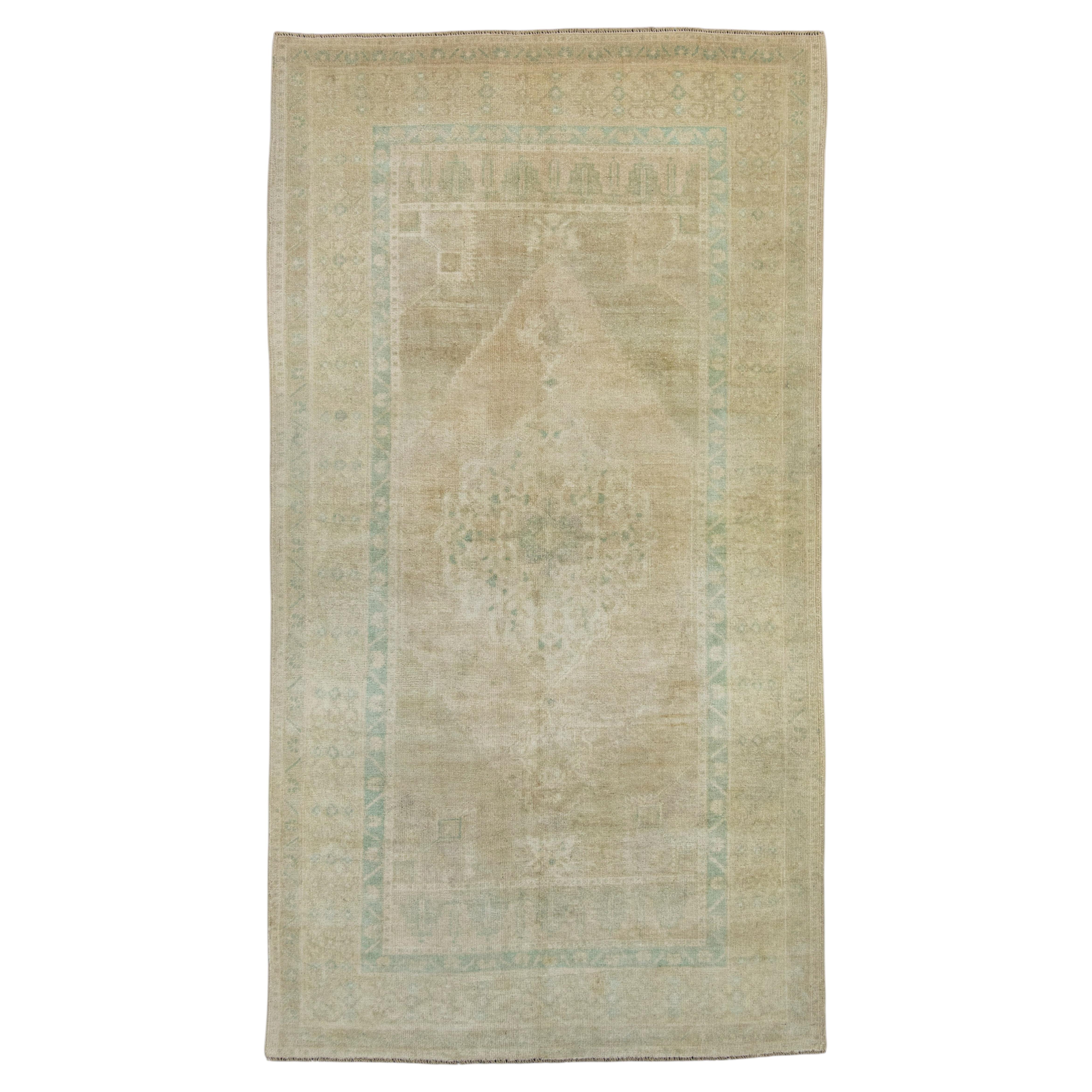 Turkish Vintage Rug 4'5" x 8'2" #17116