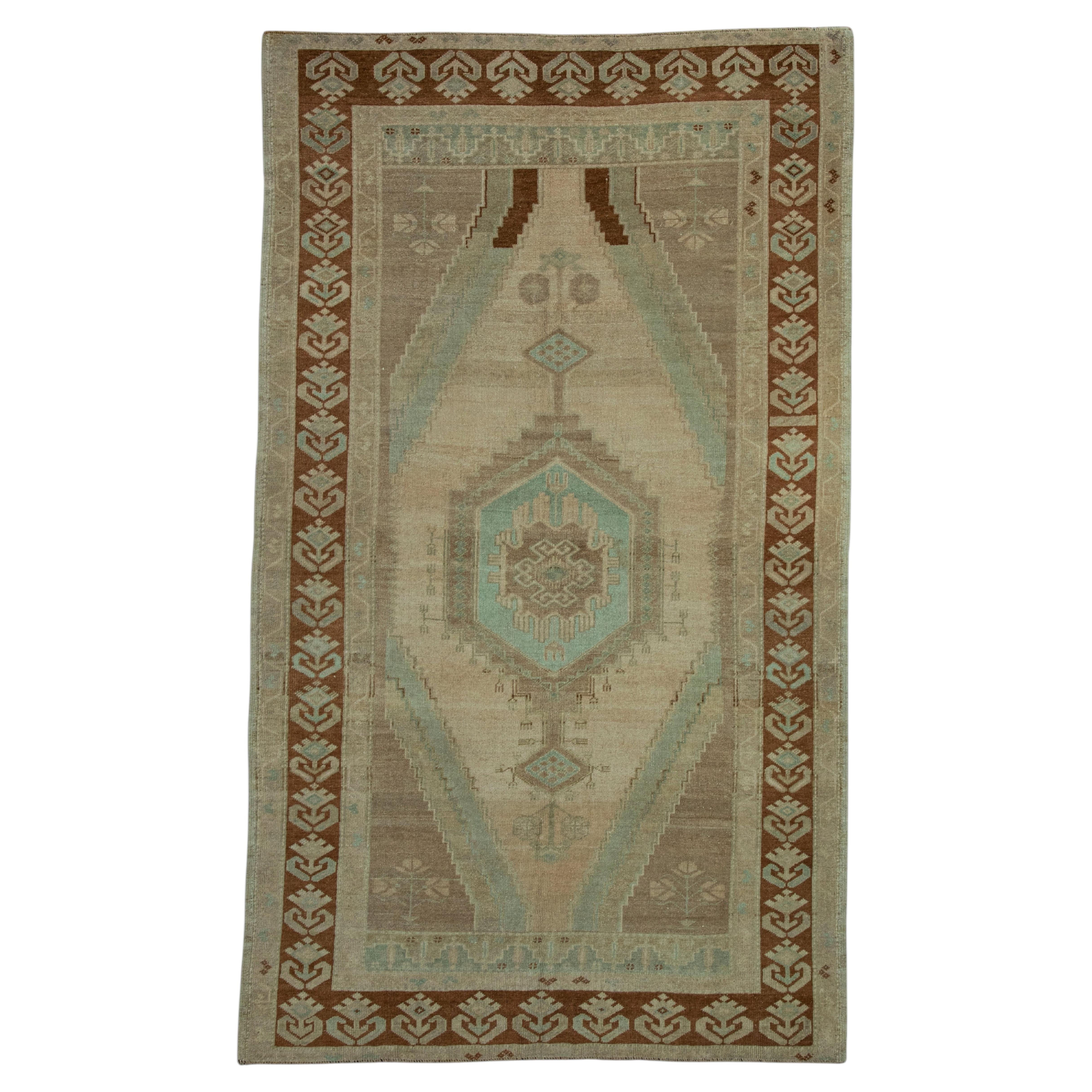 Turkish Vintage Rug 4'7" x 7'11" #20841