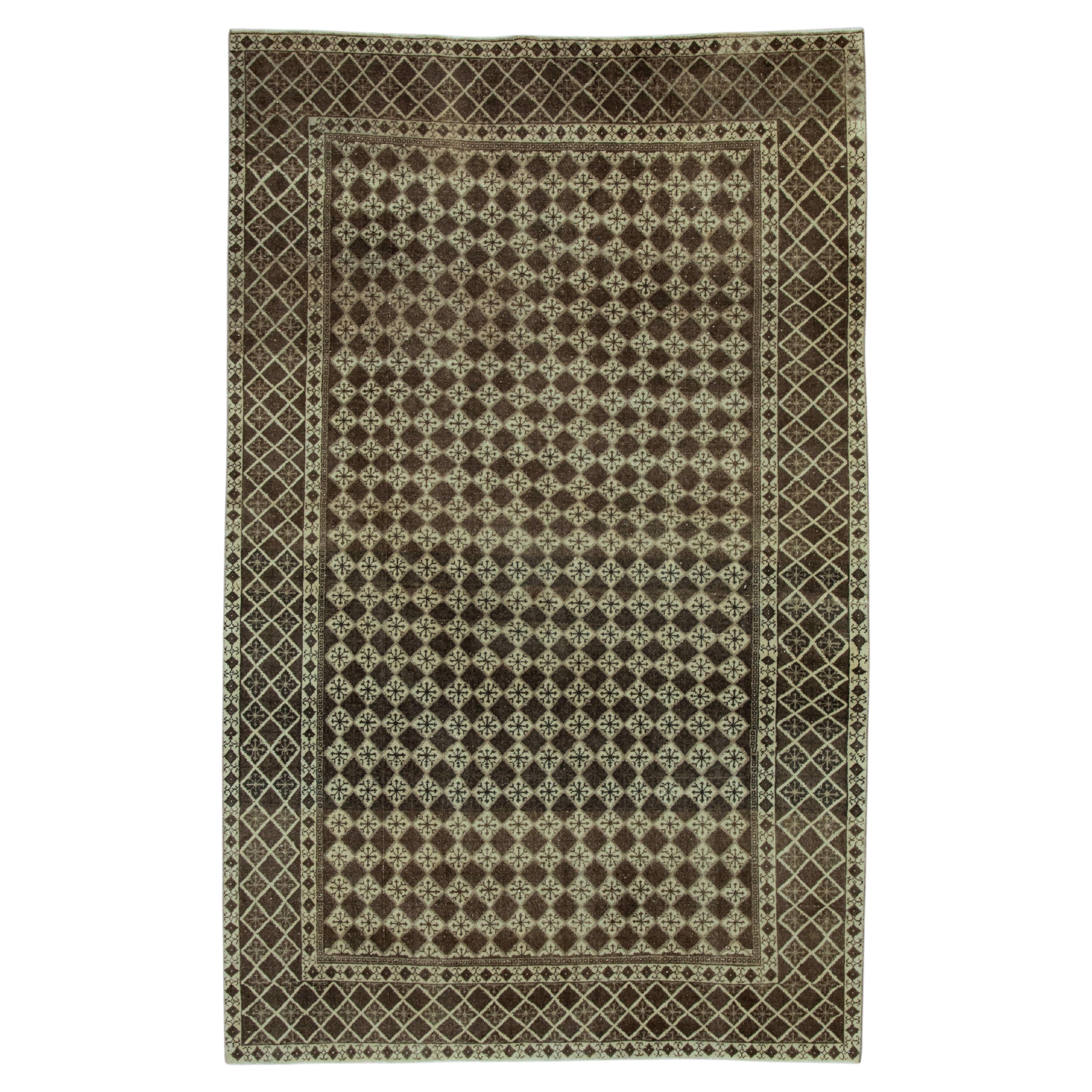 Turkish Vintage Rug 4'7" x 7'5" #20708