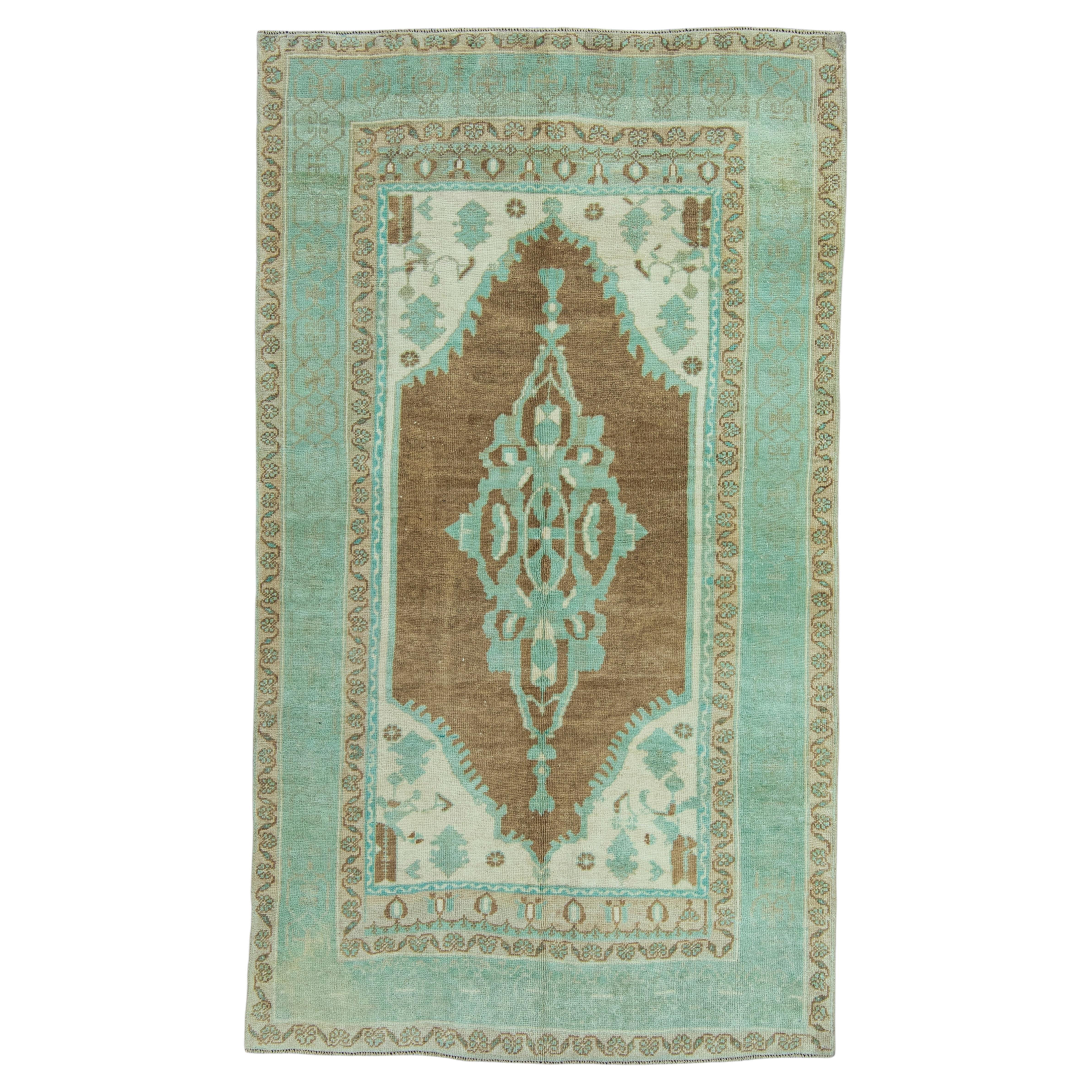 Turkish Vintage Rug 4'7" x 8' #20784