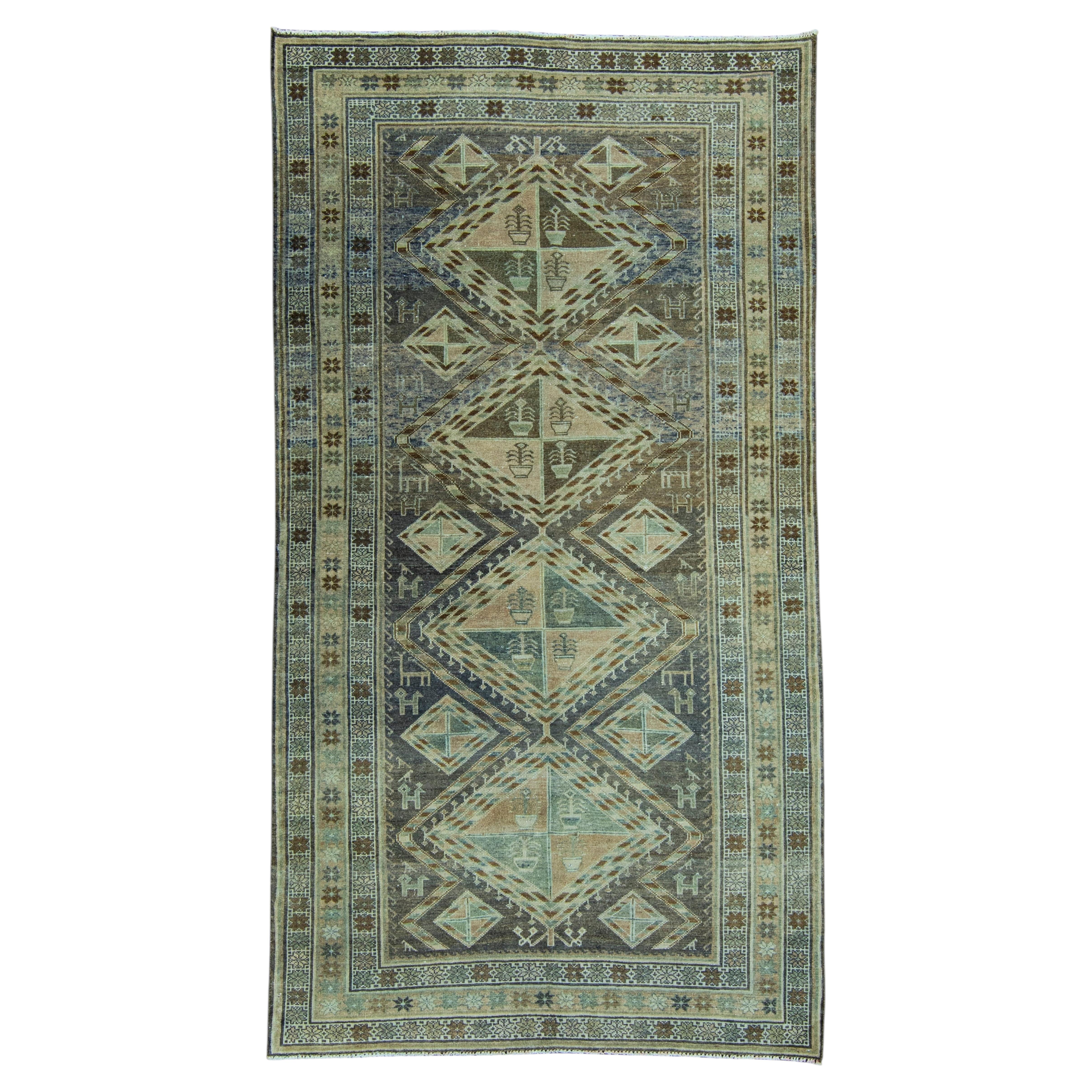 Turkish Vintage Rug 4'7" x 8'6" #20806