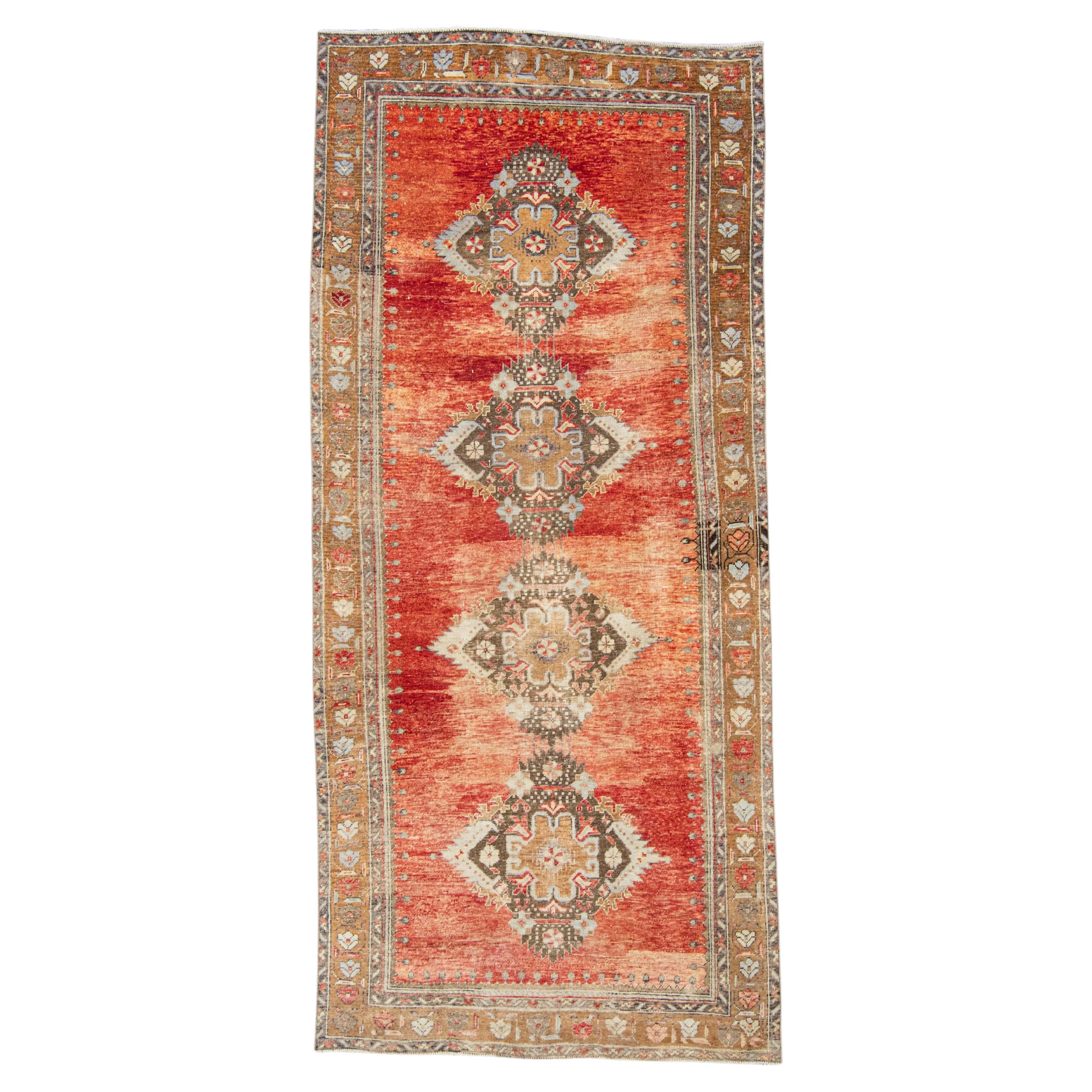 Turkish Vintage Rug 4'8" x 10'3 #21395