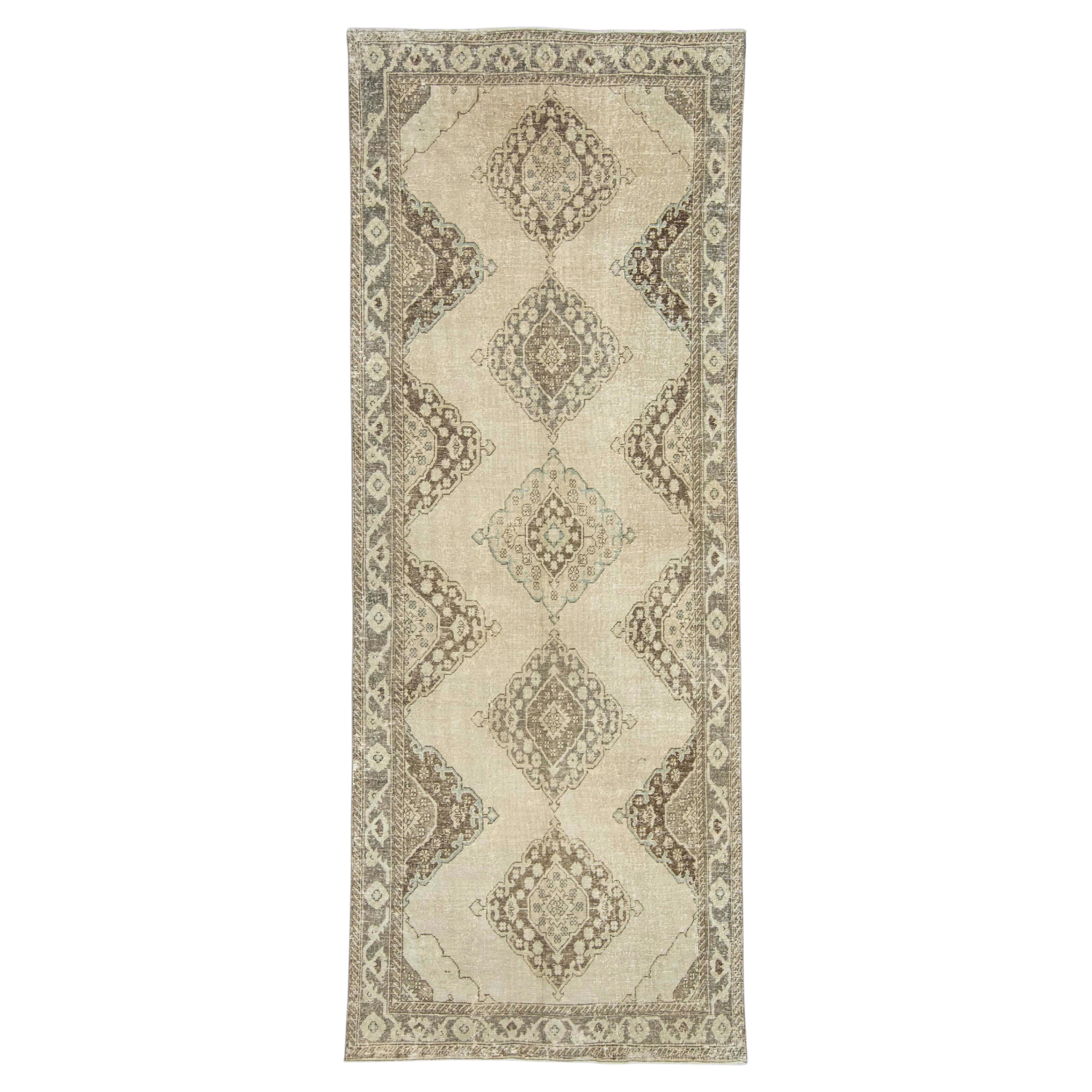 Turkish Vintage Rug  4'8" x 12'3" #21396