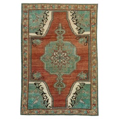 Turkish Vintage Rug 4'8" x 6'10" #17982