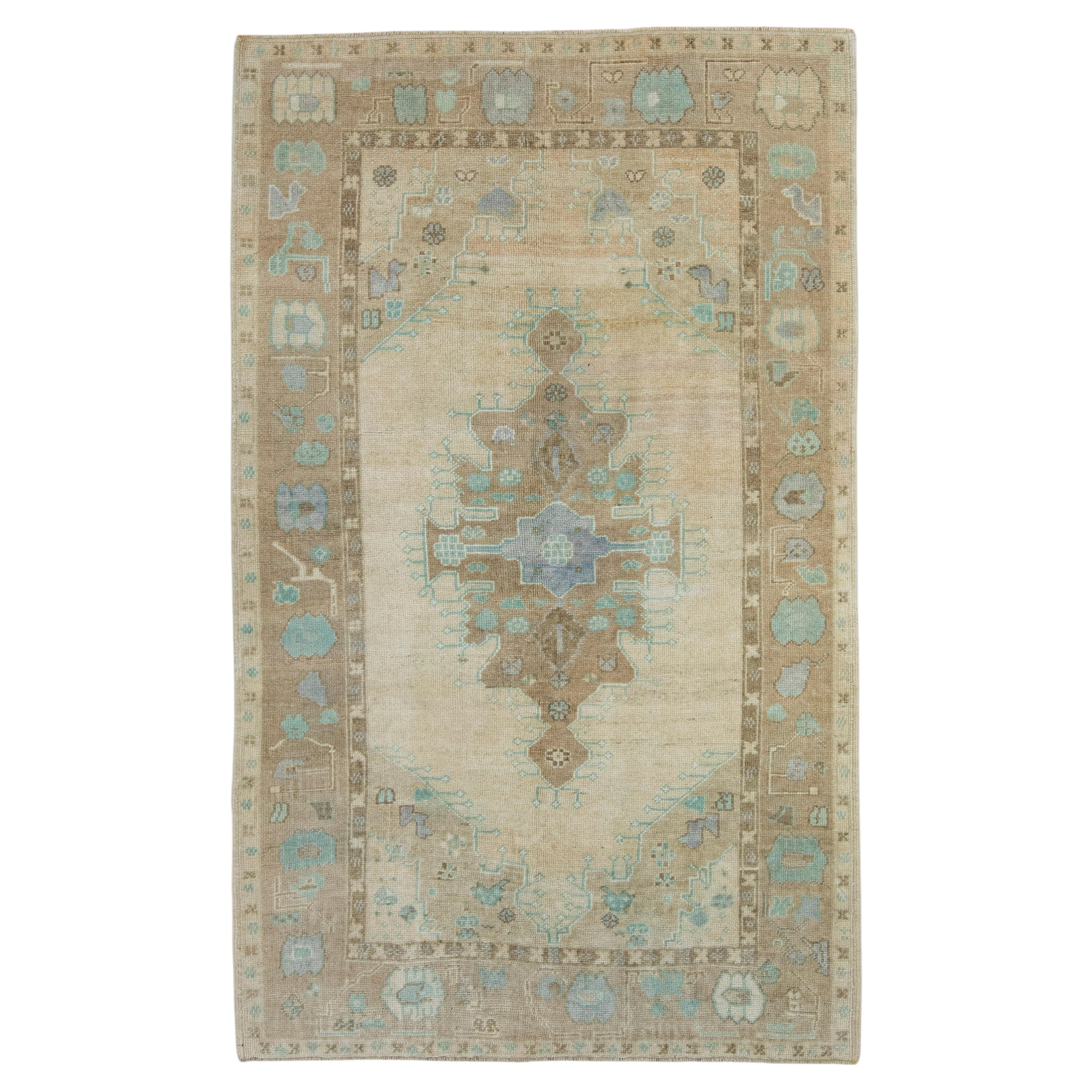 Turkish Vintage Rug 4'8" x 7'7" #17503