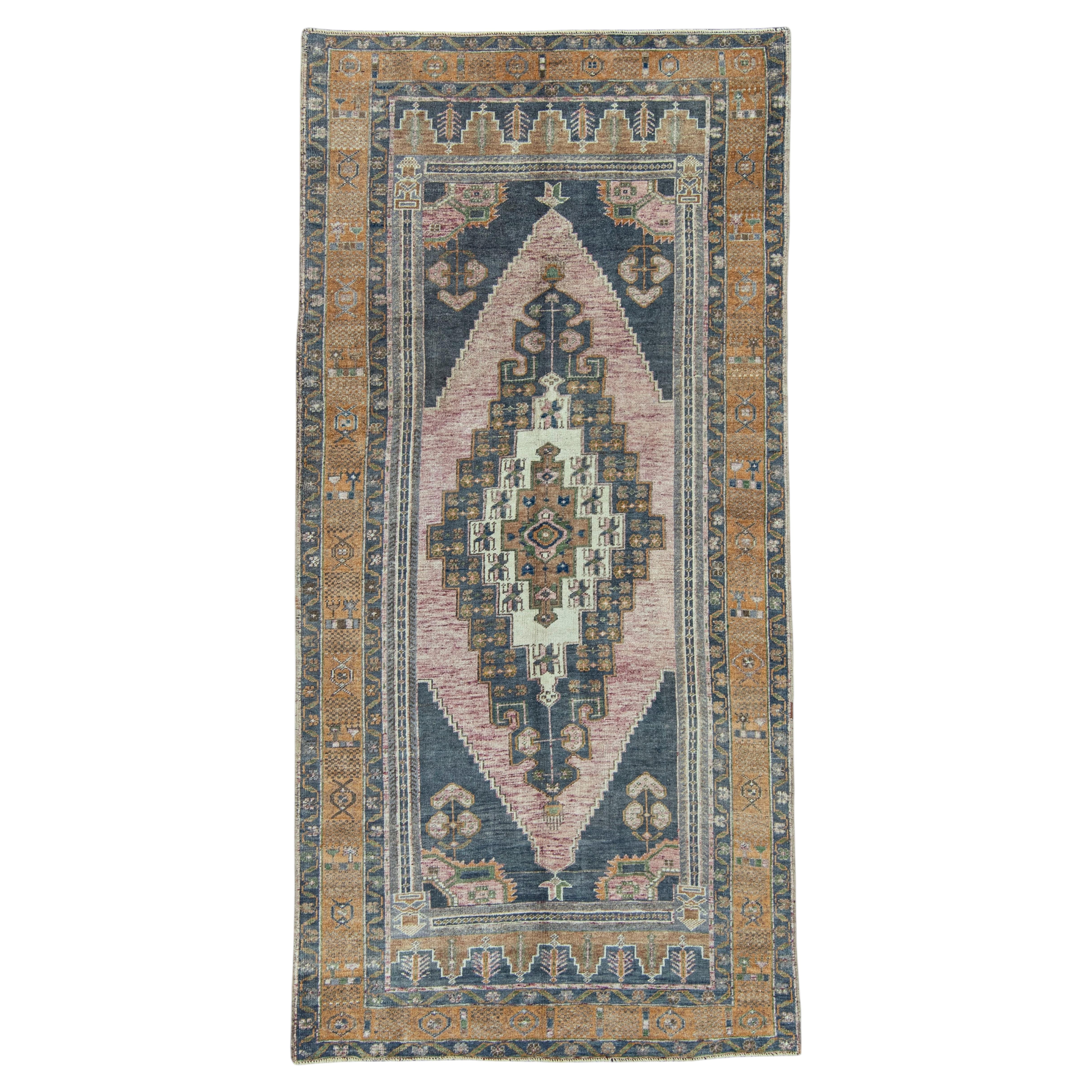 Turkish Vintage Rug 4'8" x 9'7" #20551