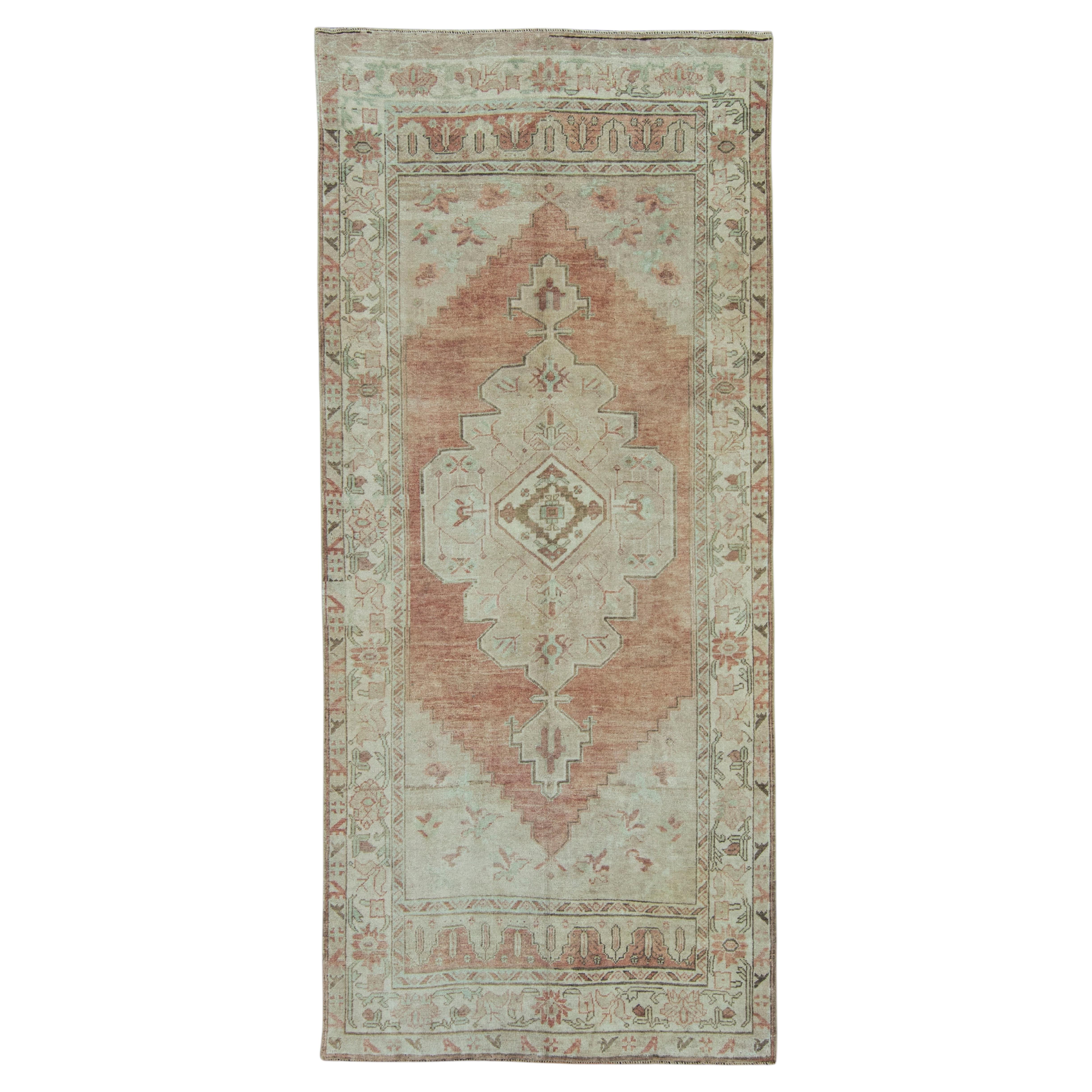Turkish Vintage Rug 4'9" x 10'9" #20661