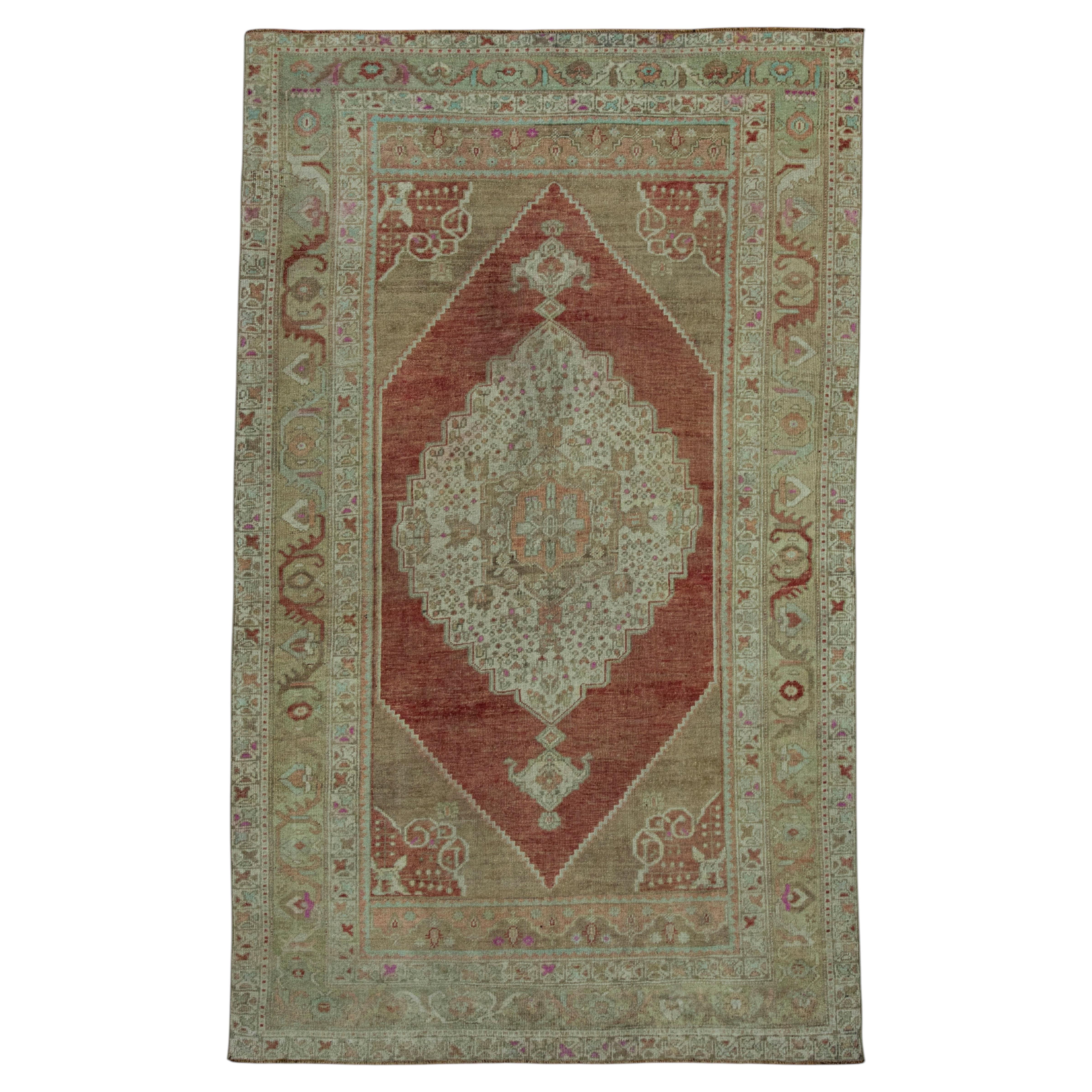 Turkish Vintage Rug 4'9" x 7'11" #20848