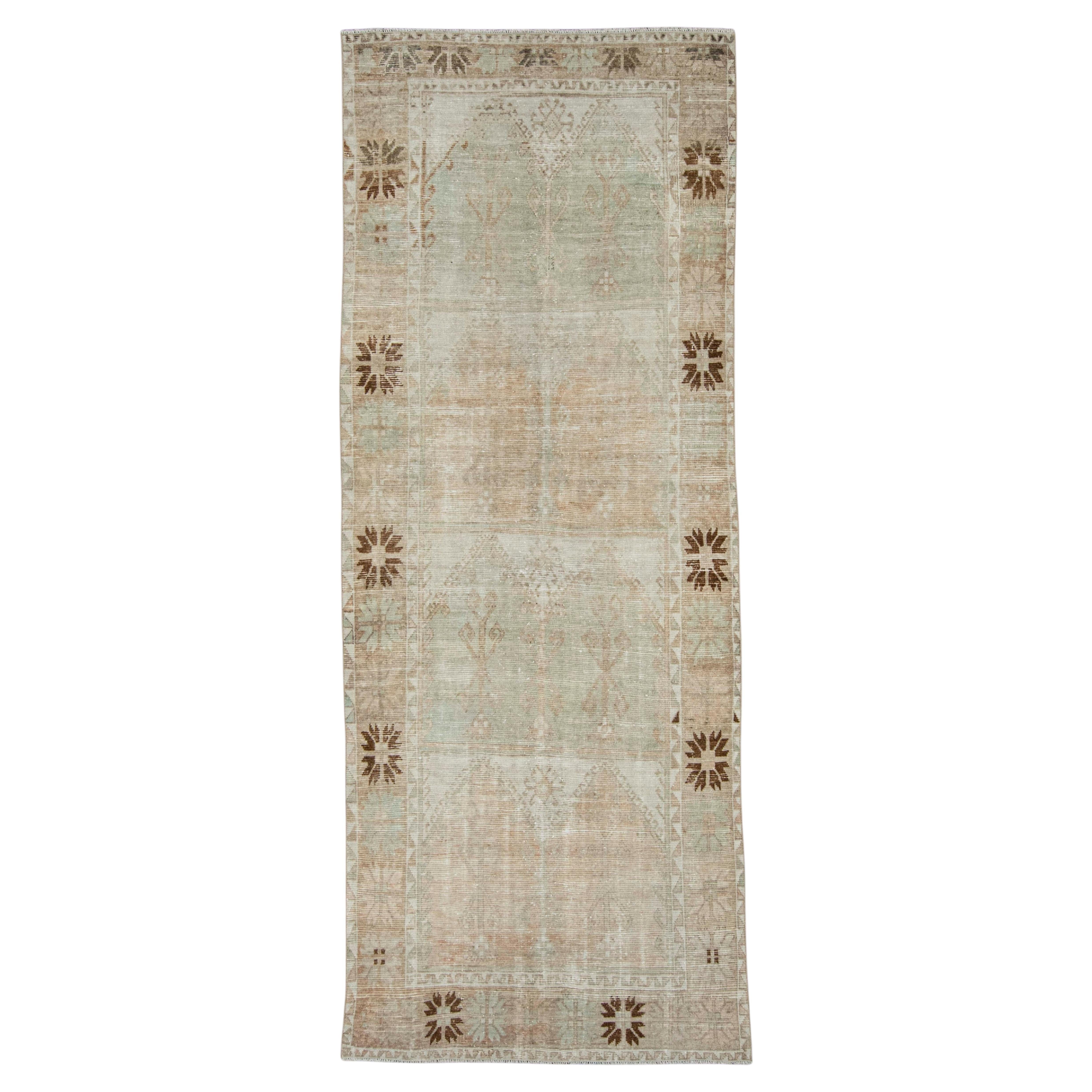 Turkish Vintage Rug  5' x 12'7" #21406