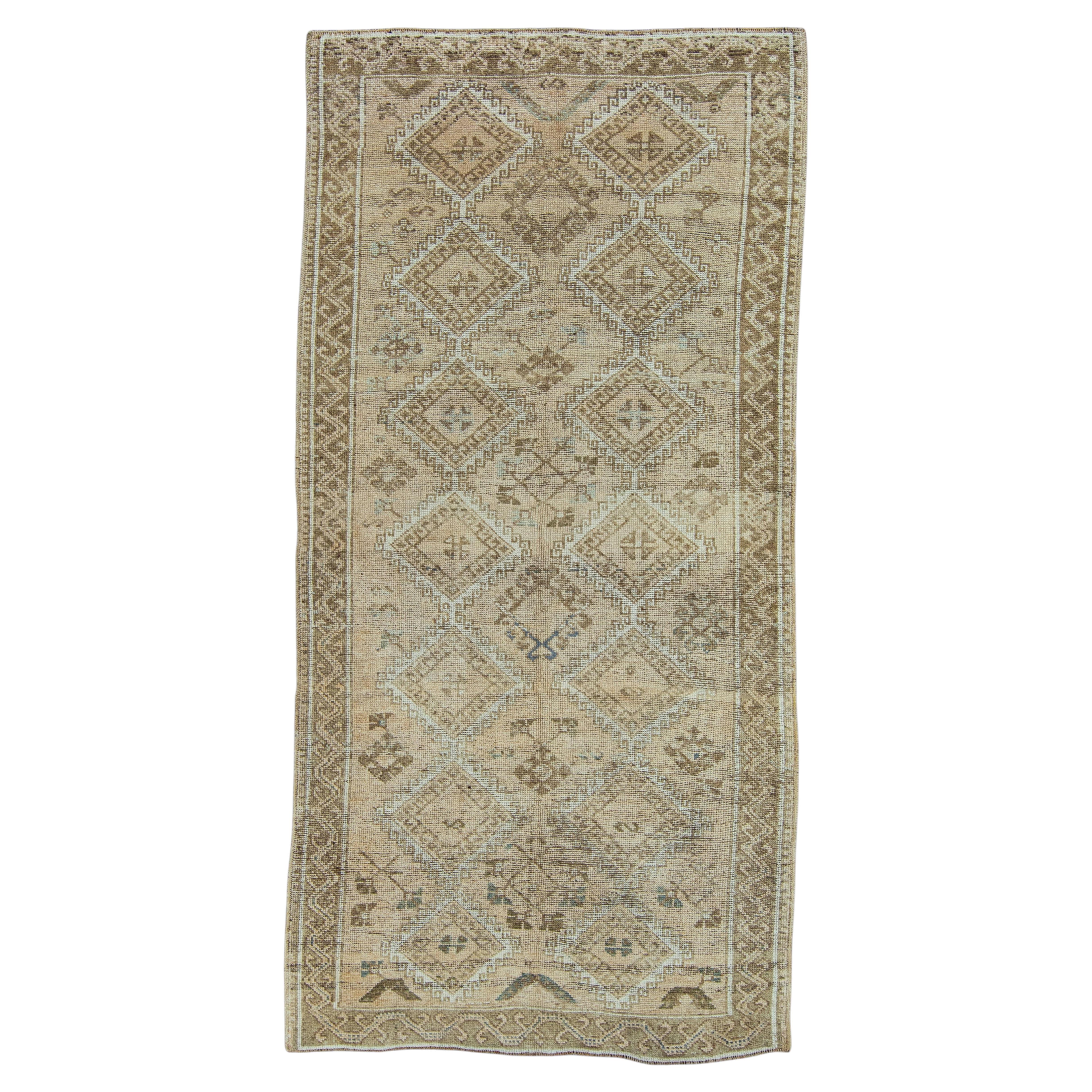 Turkish Vintage Rug 5'1" x 10'5" #20778
