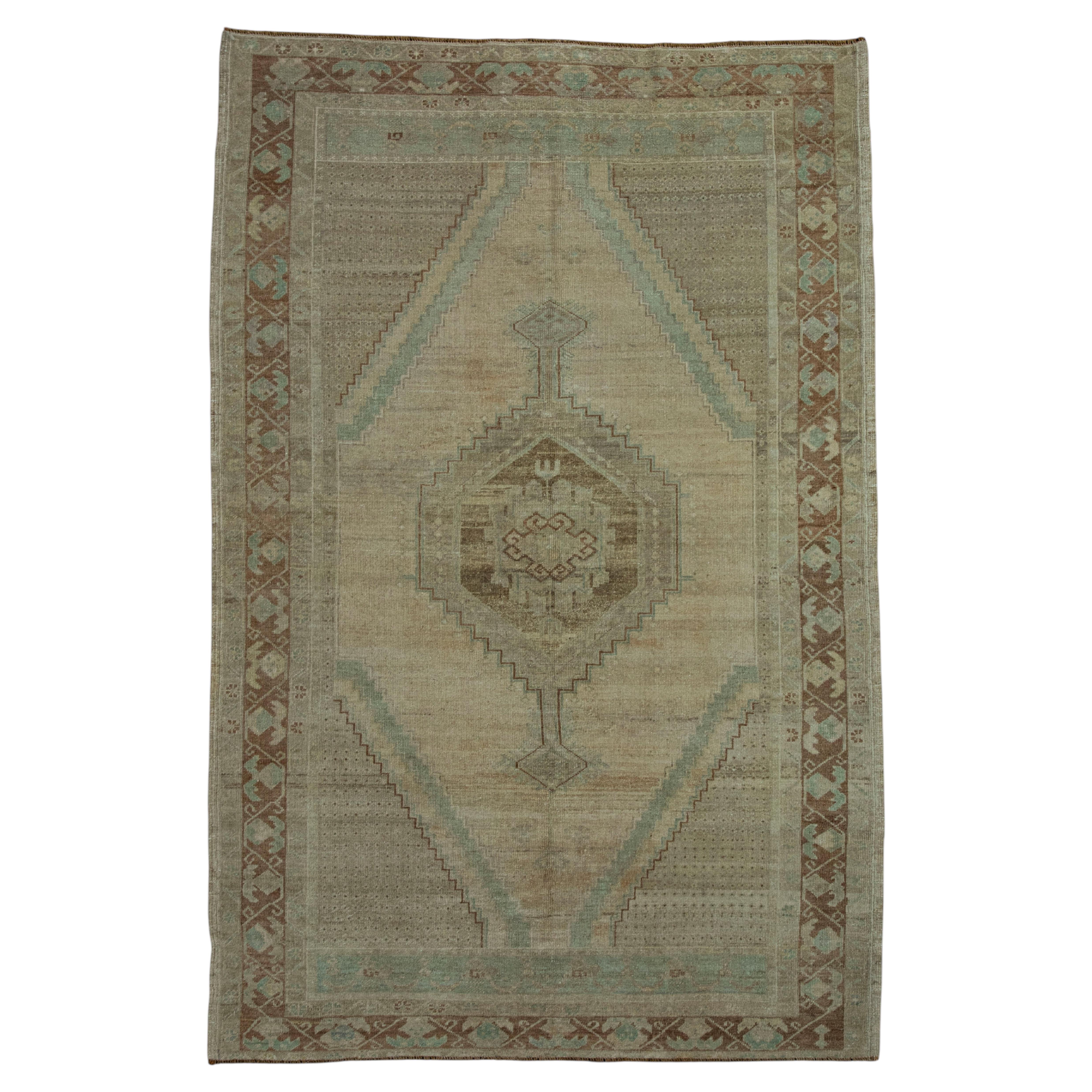 Turkish Vintage Rug 5'2" x 7'10" #20562