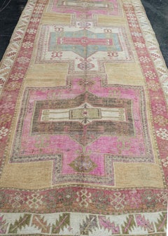 Türkischer Vintage-Teppich 5'3" x 11'11" #21119