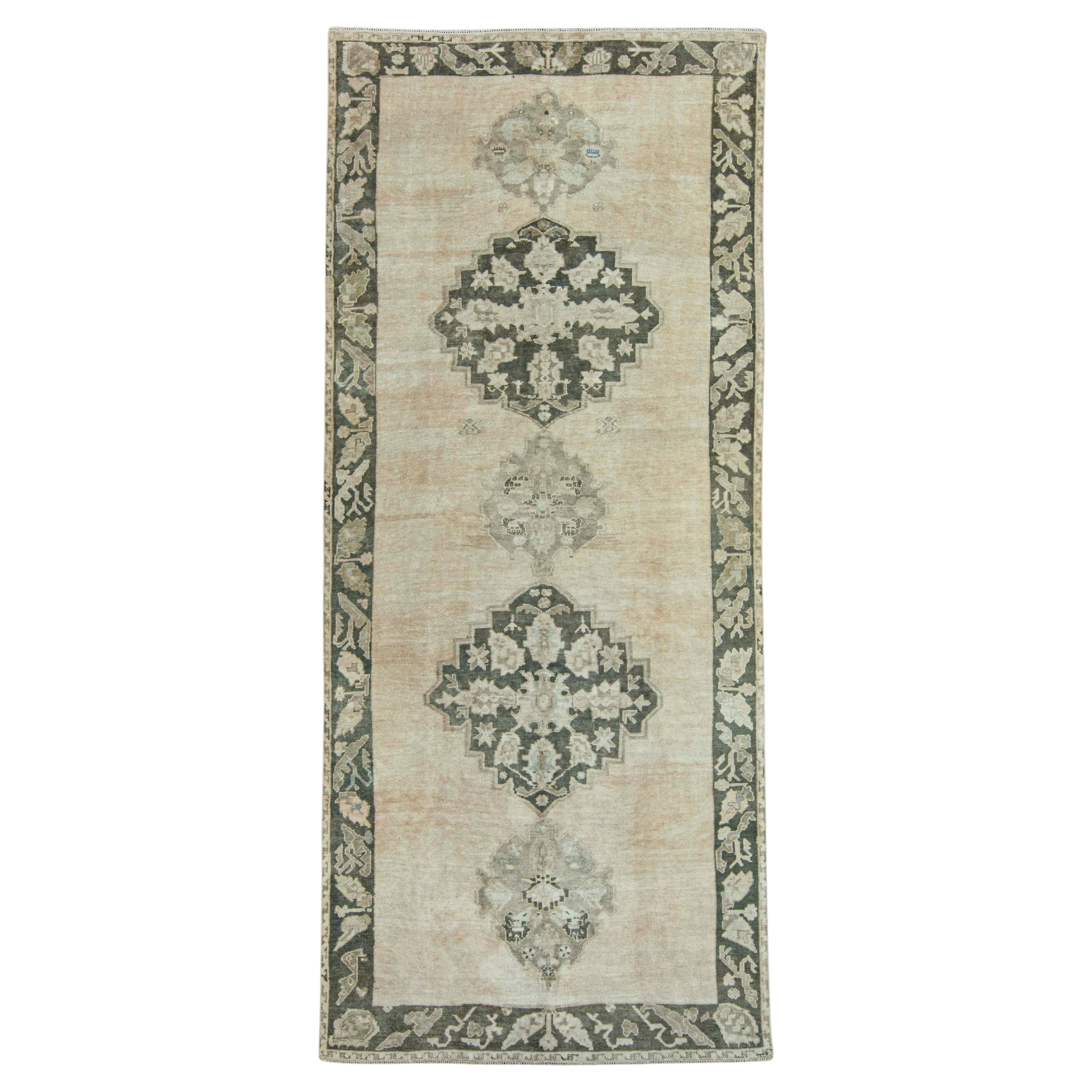 Turkish Vintage Rug 5'4" x 12'5" #20557 For Sale