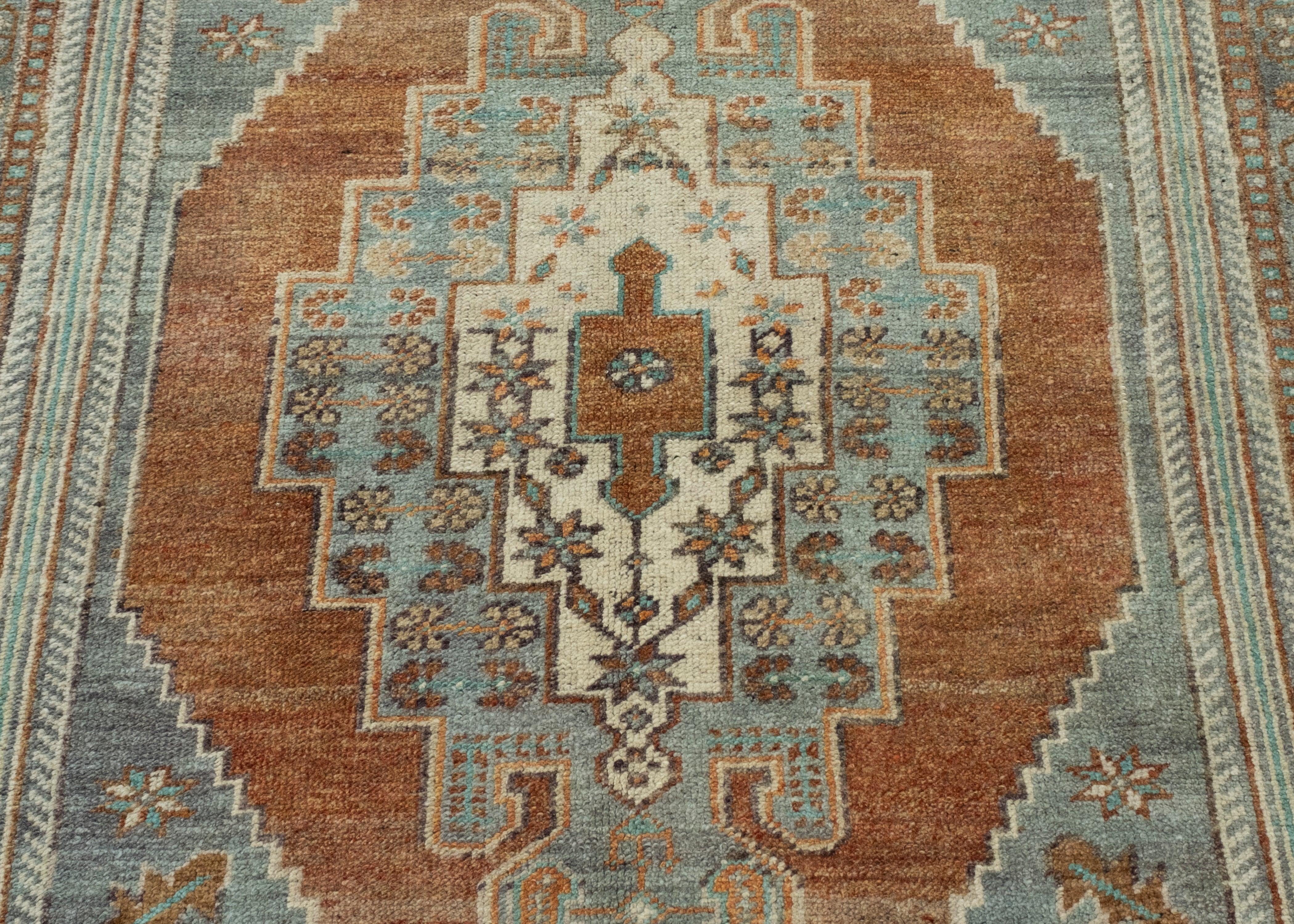XXI secolo e contemporaneo Tappeto Vintage Turco 5'4