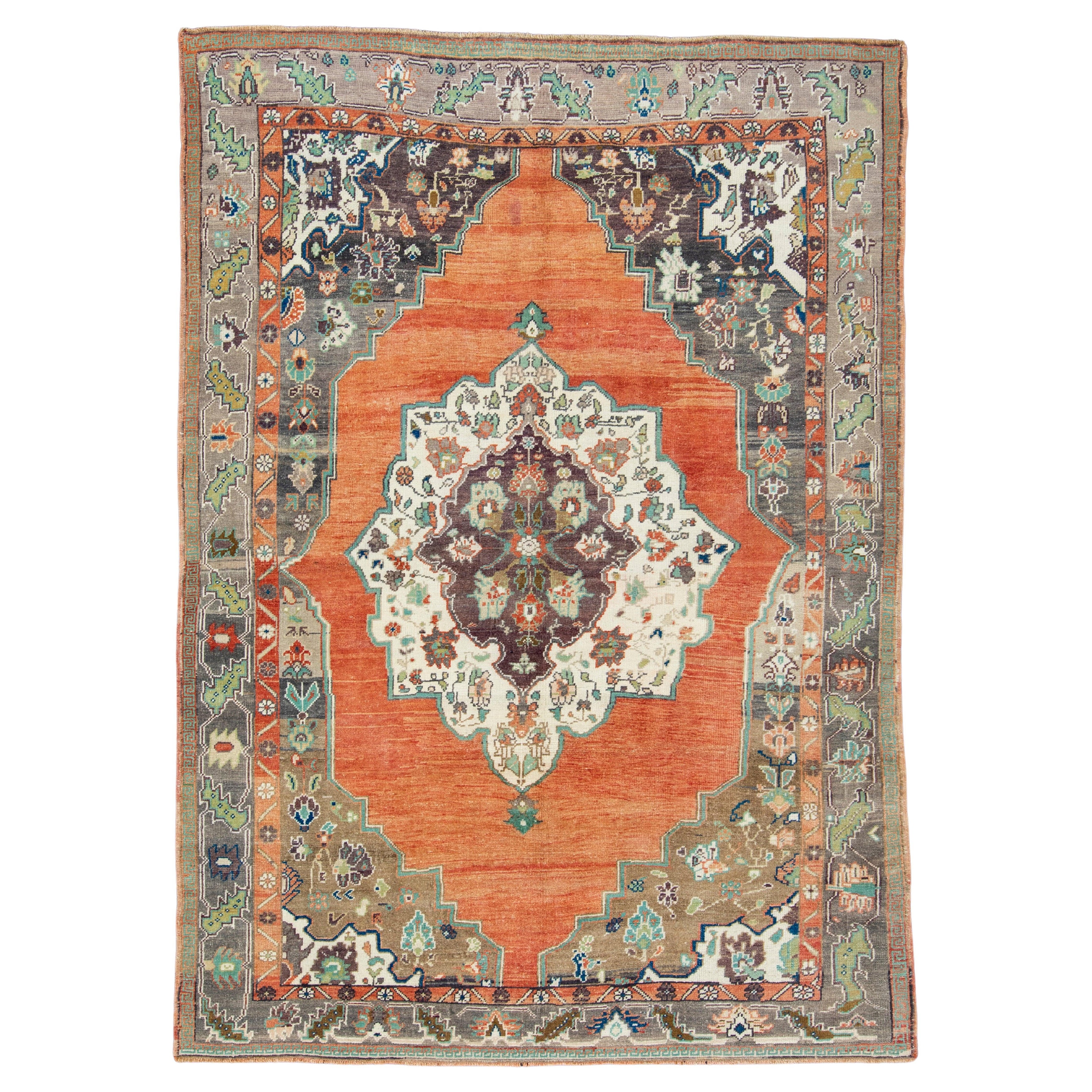 Tapis turc vintage 6'1" x 8'7" #17960