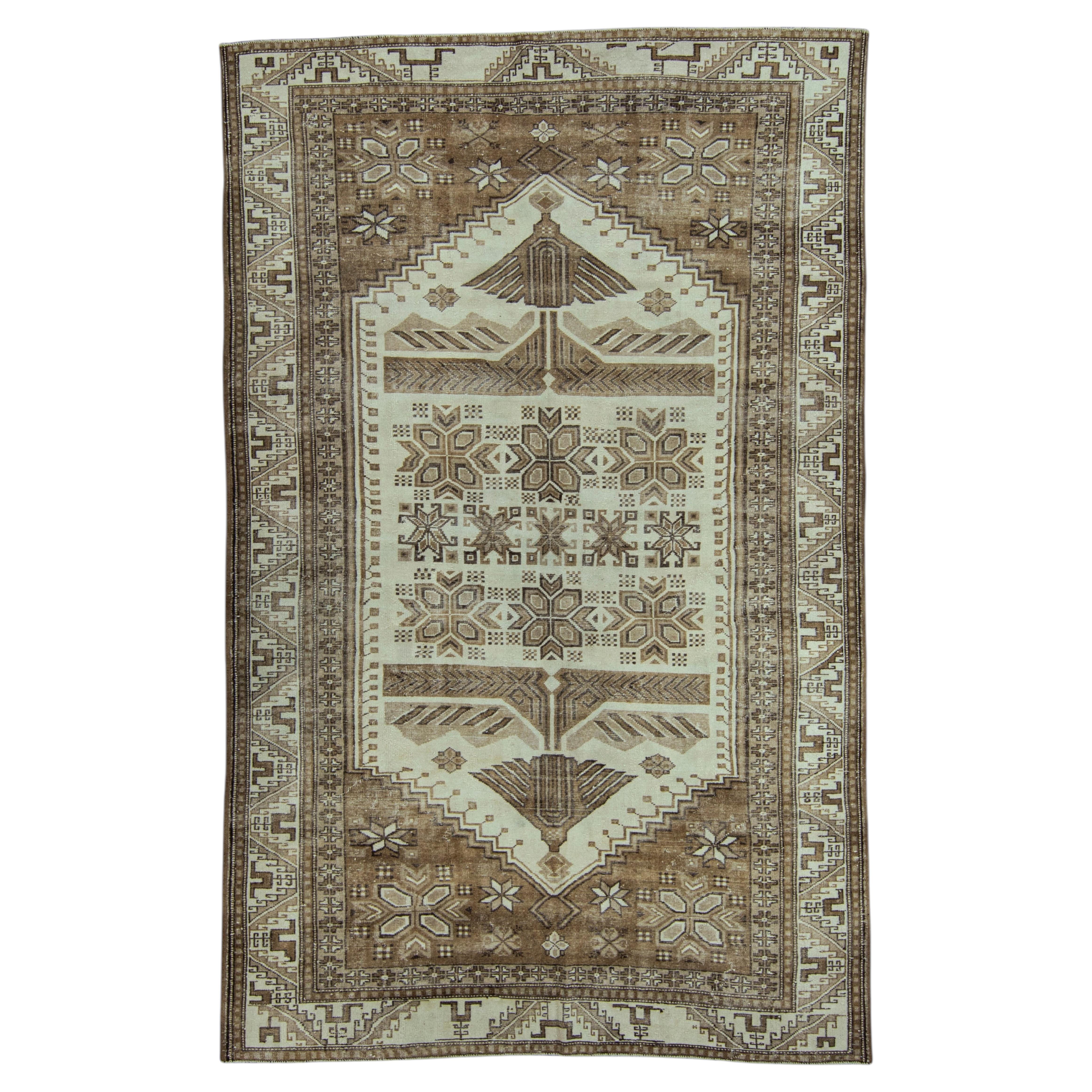 Turkish Vintage Rug 6'3" x 9'11" #20781 For Sale