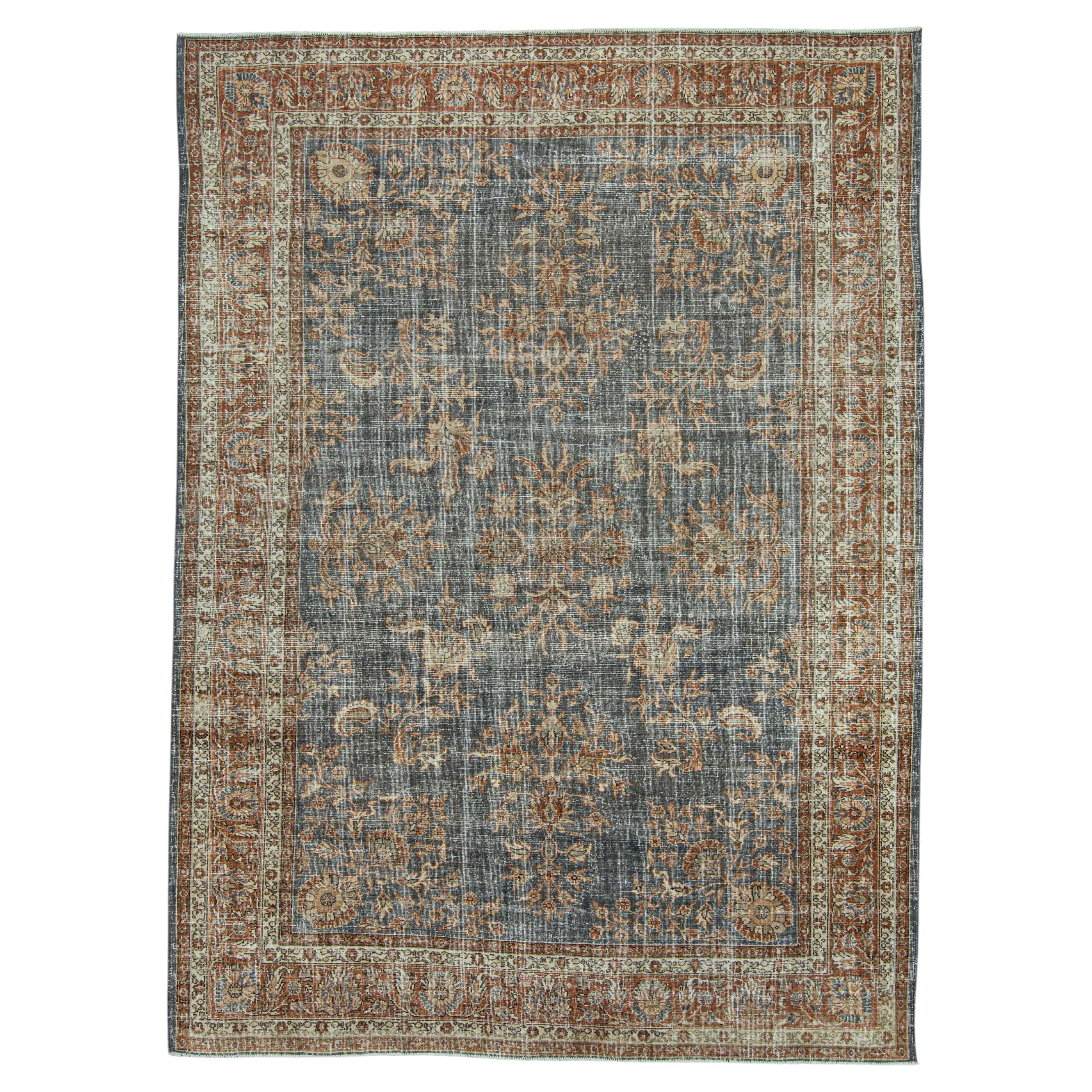 Tapis vintage turc 2,57 m x 3,48 m #20801