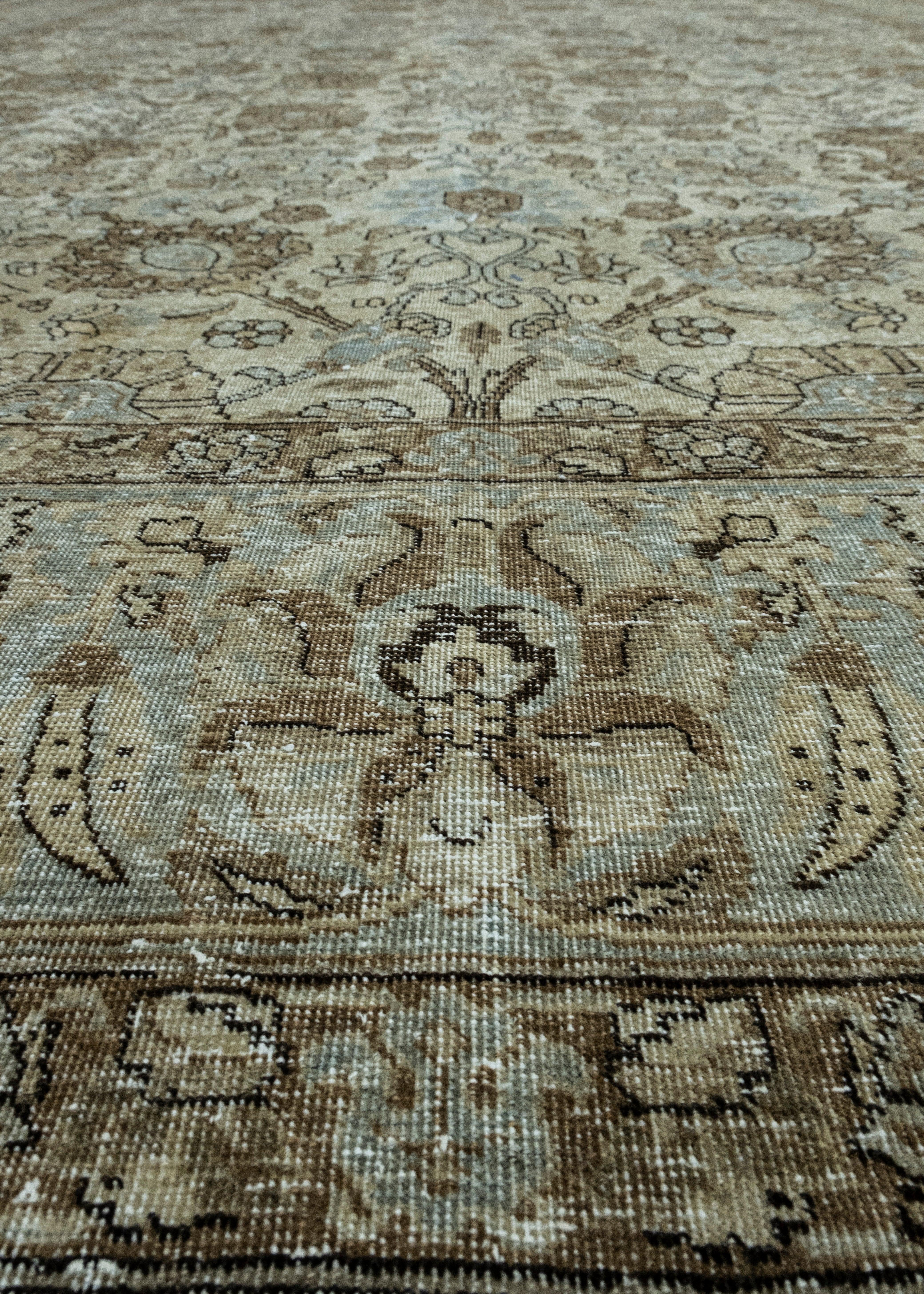 XXI secolo e contemporaneo Tappeto Vintage Turco 9' x 12'3