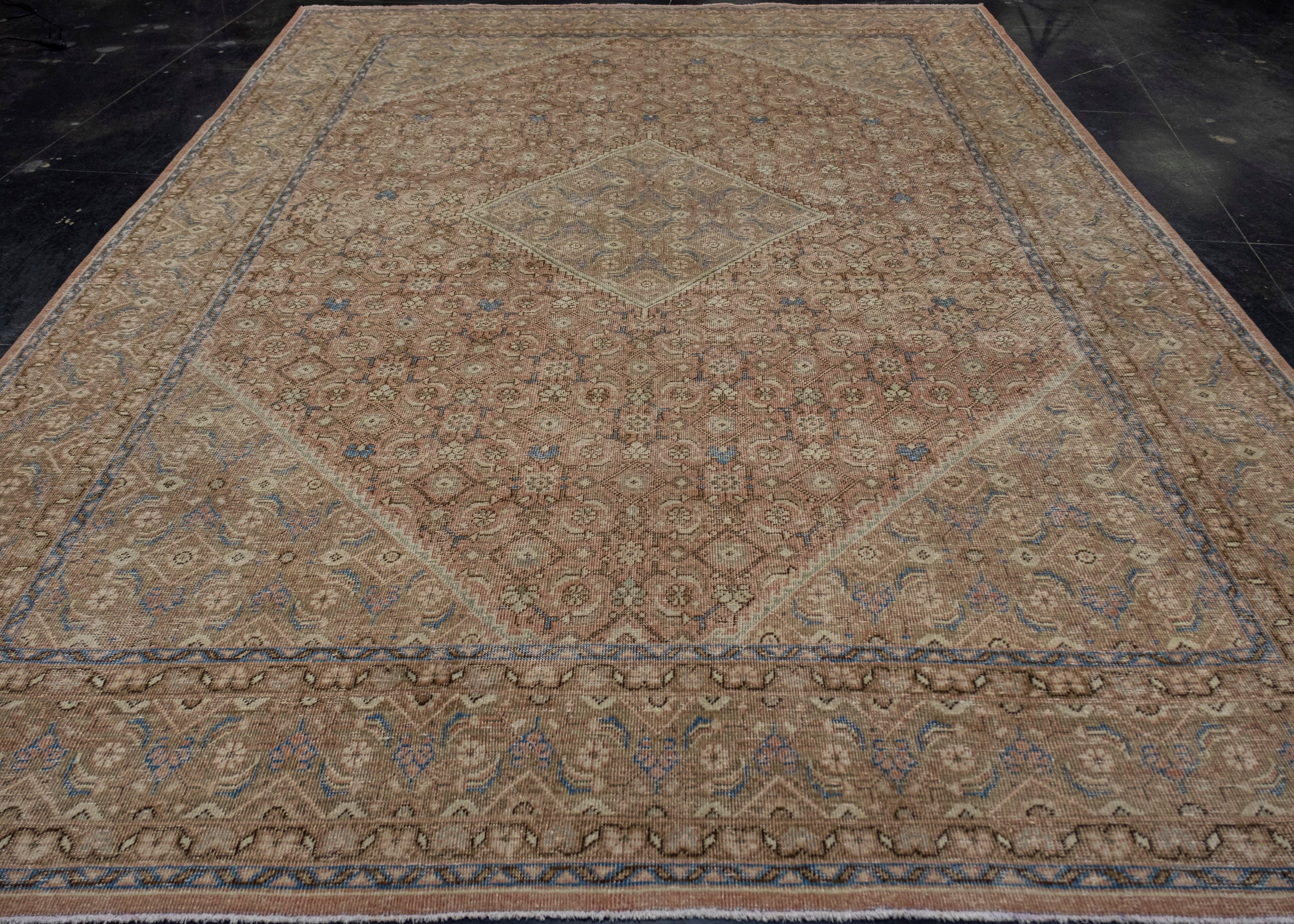 Turkish Vintage Rug 9'9