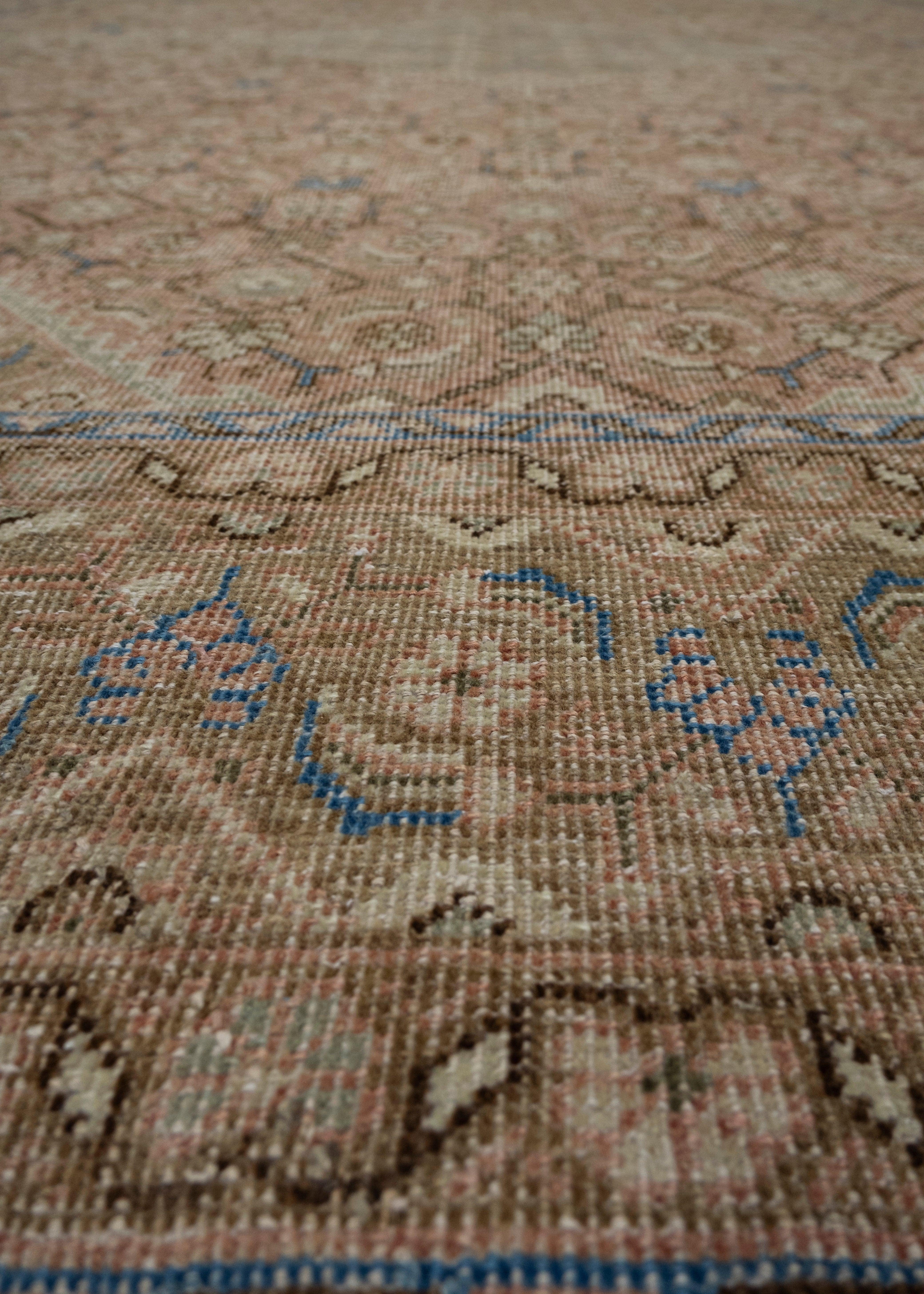 Wool Turkish Vintage Rug 9'9