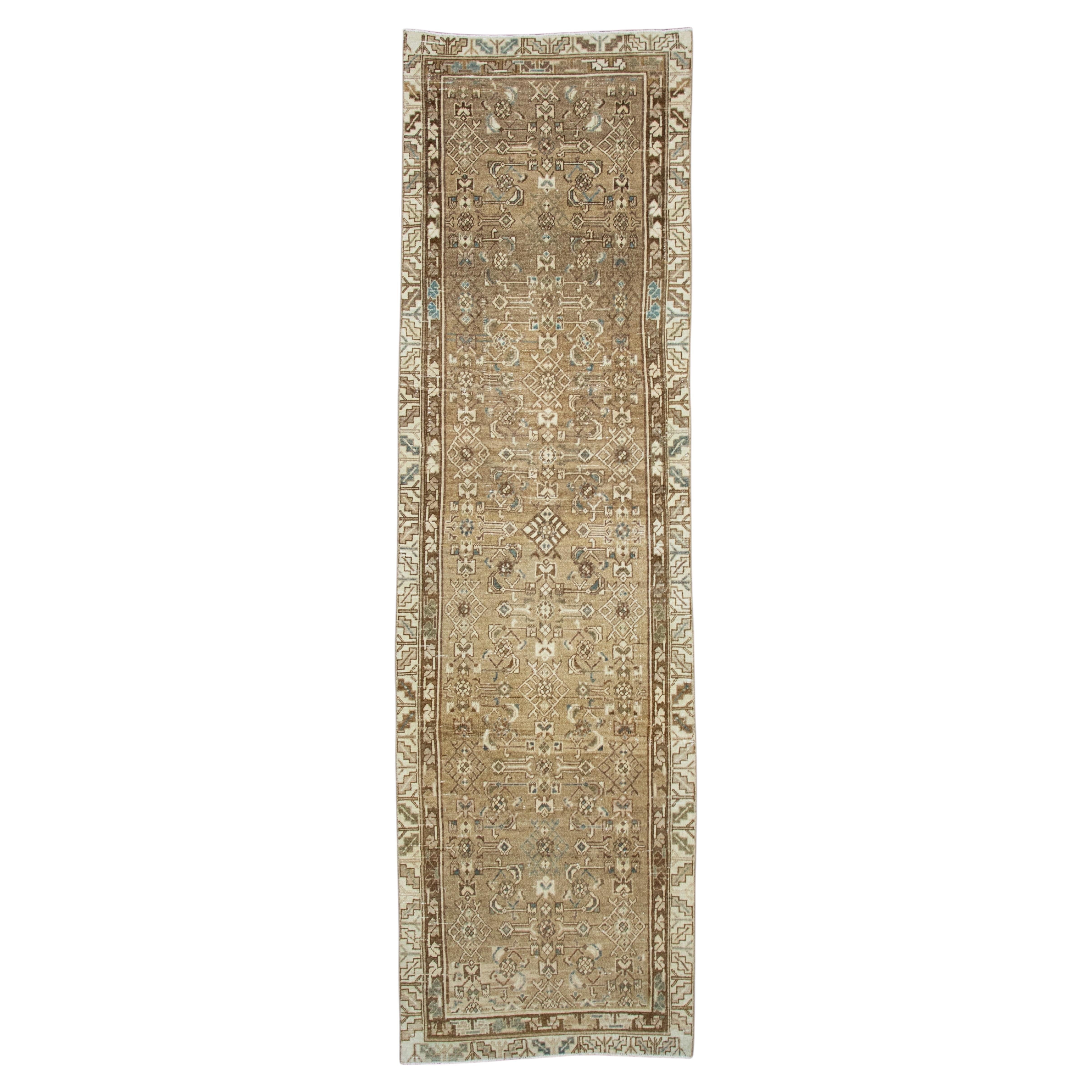 Turkish Vintage Runner Rug 2'10" x 10' #17971