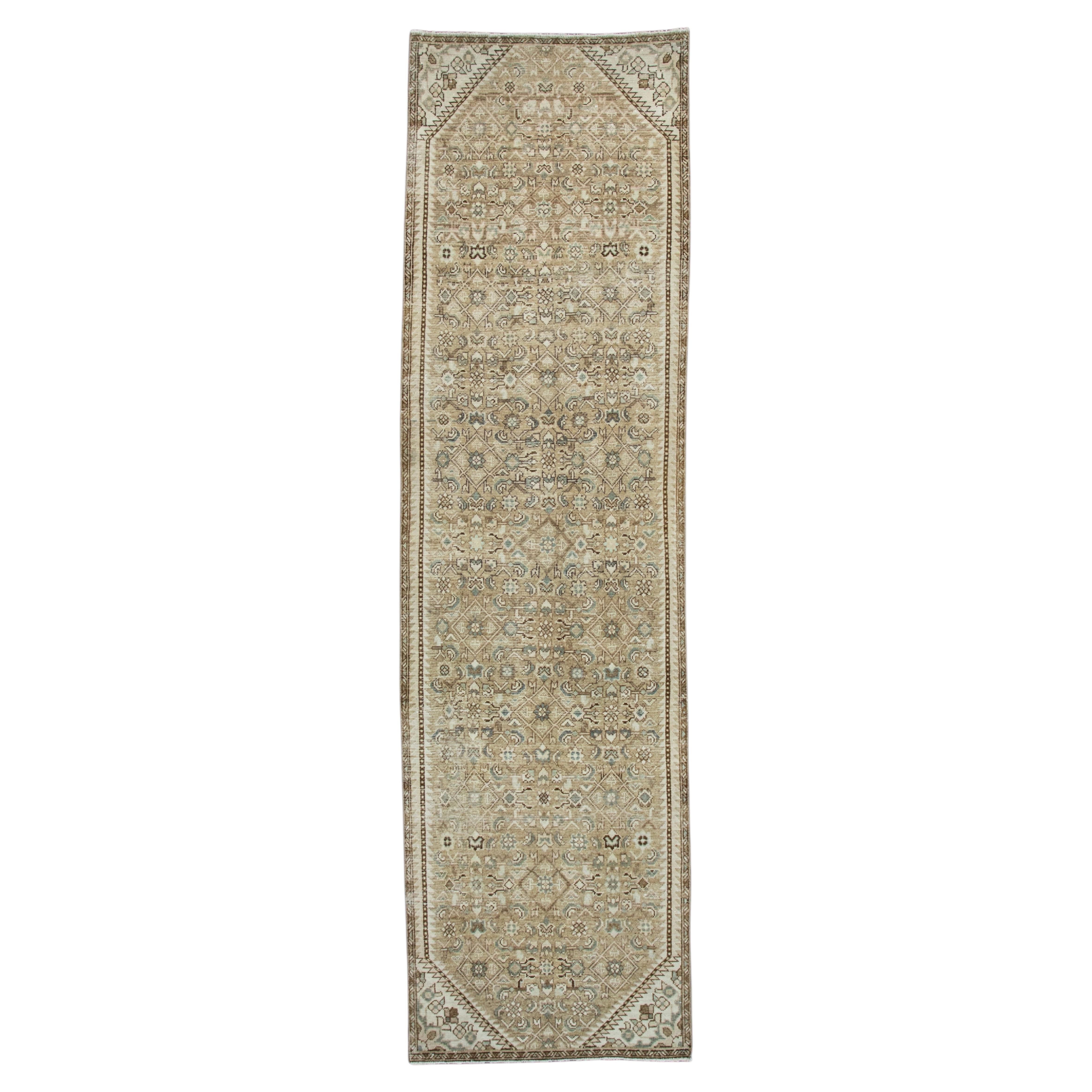Turkish Vintage Runner Rug 2'10" x 10' #17974 For Sale