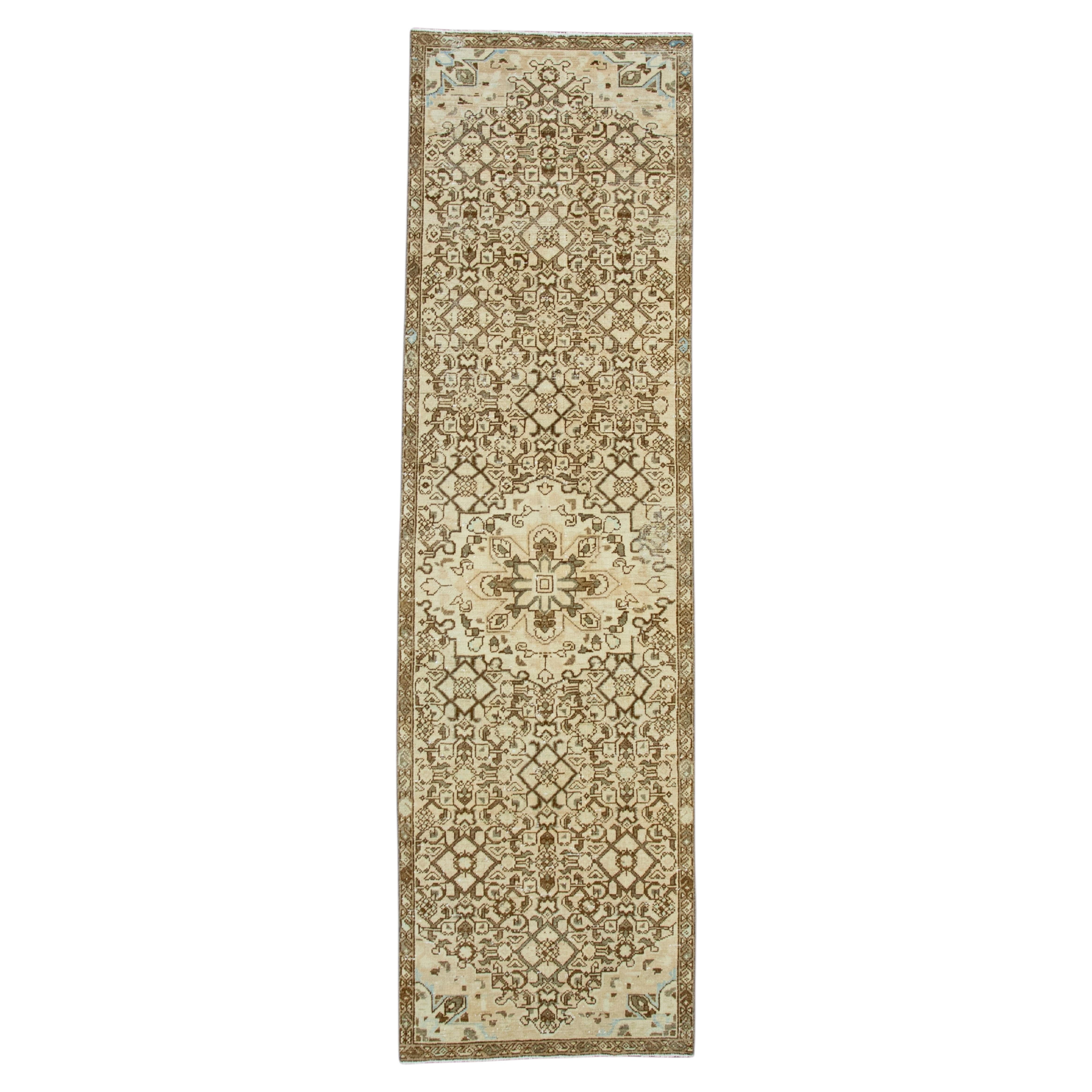 Turkish Vintage Runner Rug 2'5" x 8'6" #17972