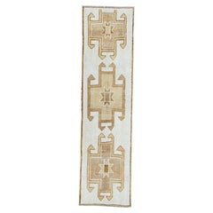 Turkish Vintage Runner Rug 3'4" x 12'9" #17073