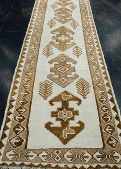 Turkish Vintage Runner Rug 3'9" x 11'3" #17080