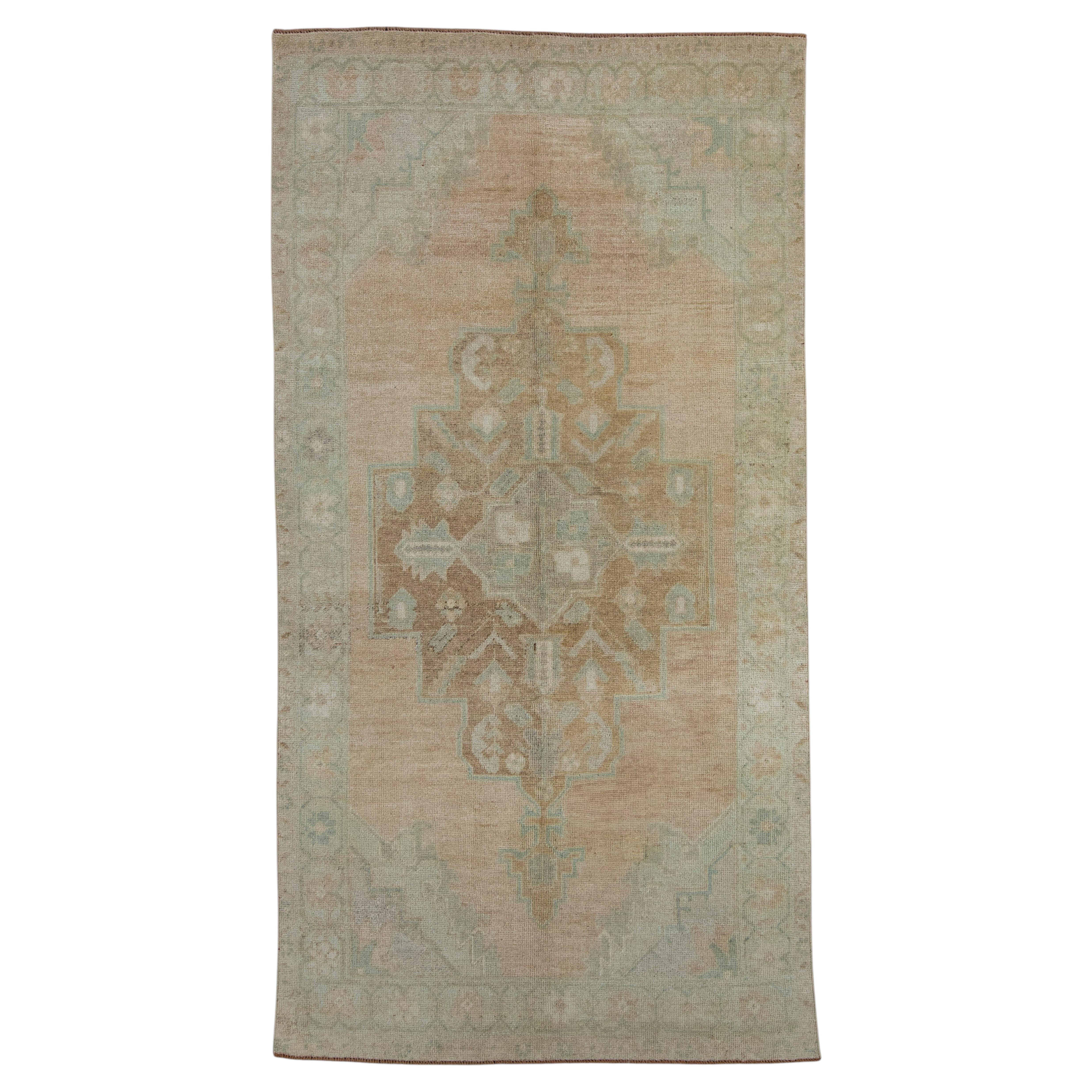 Turkish Vintage Runner Rug 4'4" x 8'3" #17112