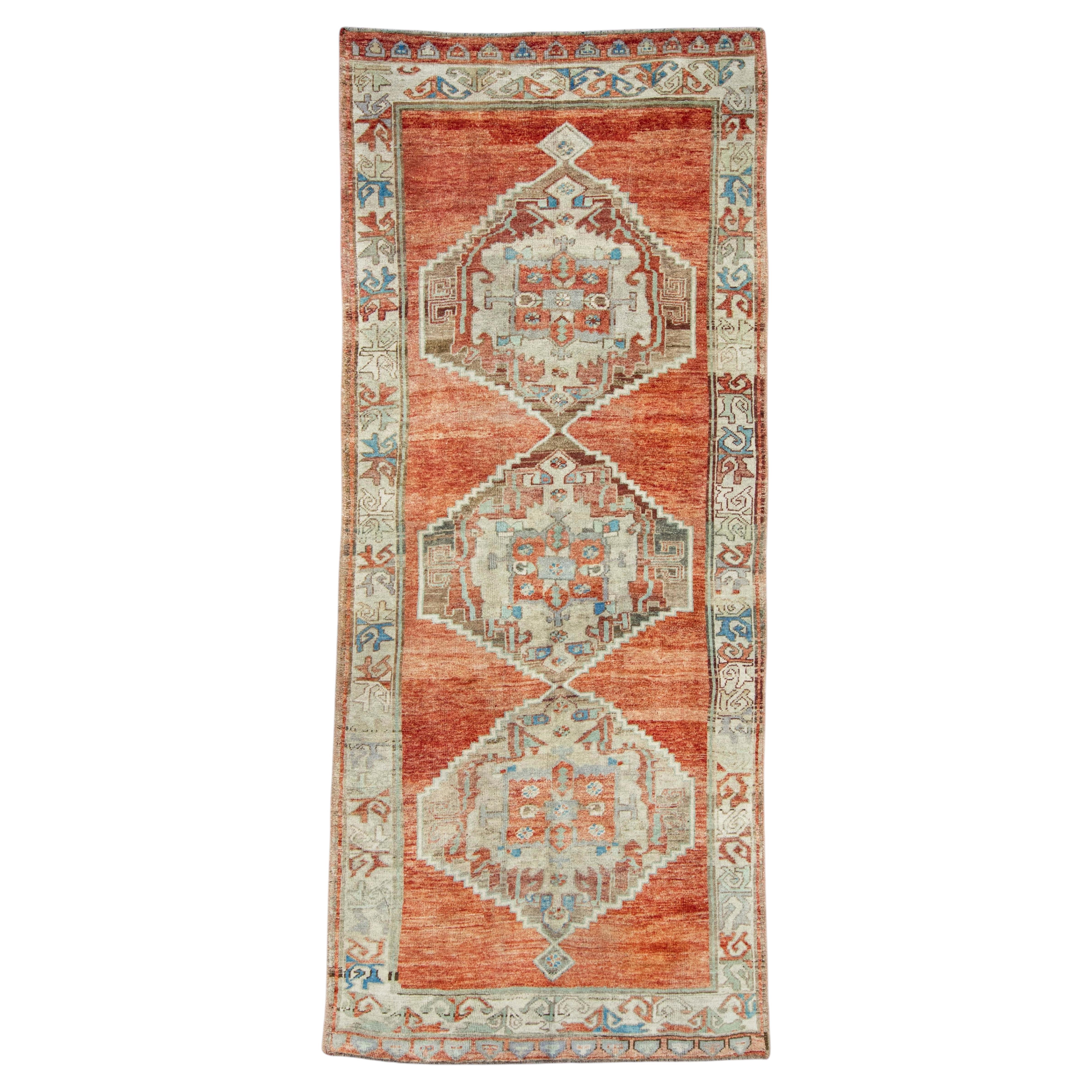 Turkish Vintage Runner Rug 5' x 11'11" #17807 For Sale