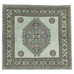 Turkish Vintage Square Rug  4' x 3'8" #20673