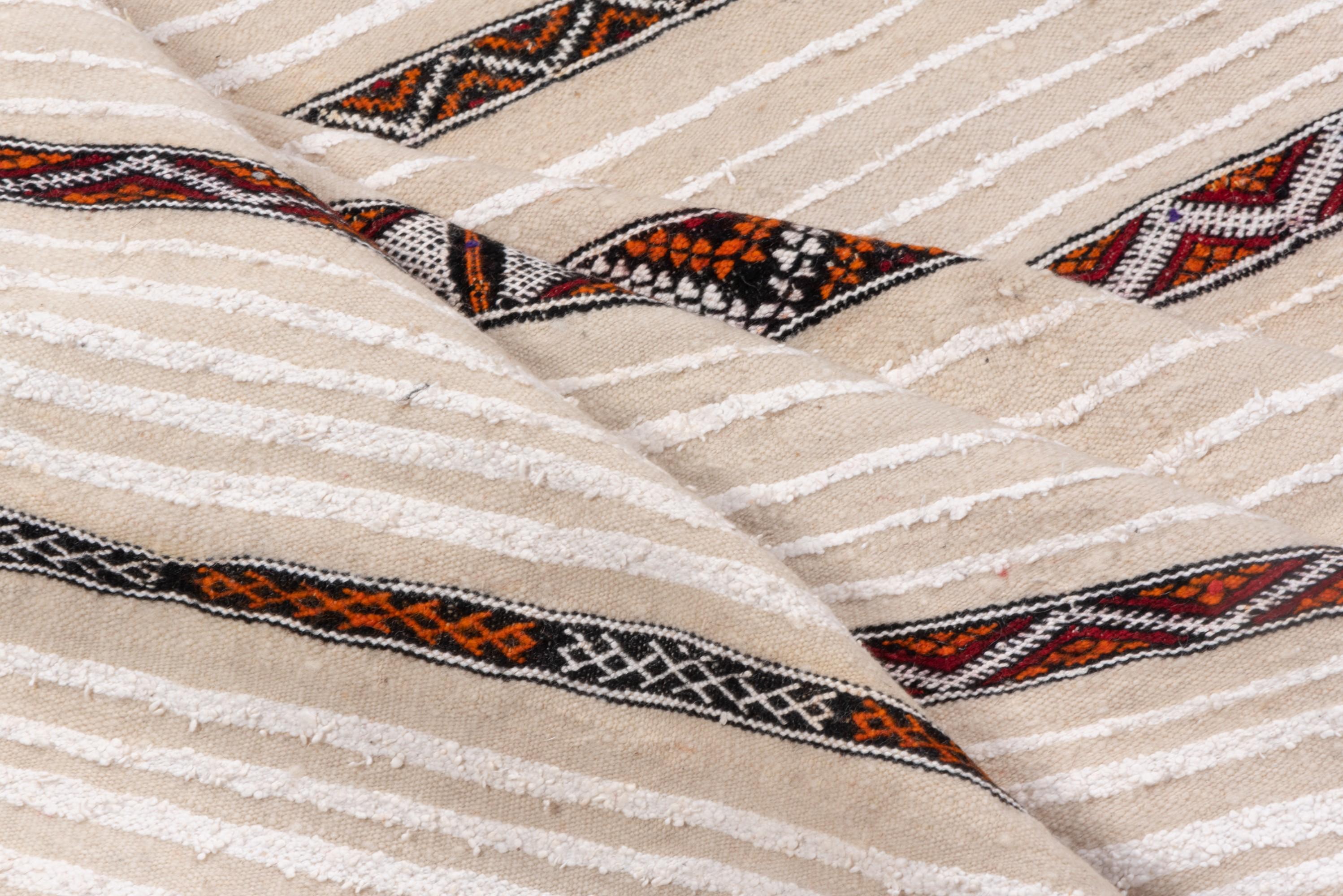 Lana Turkish Wedding Blanket with Zig Zag Design in vendita