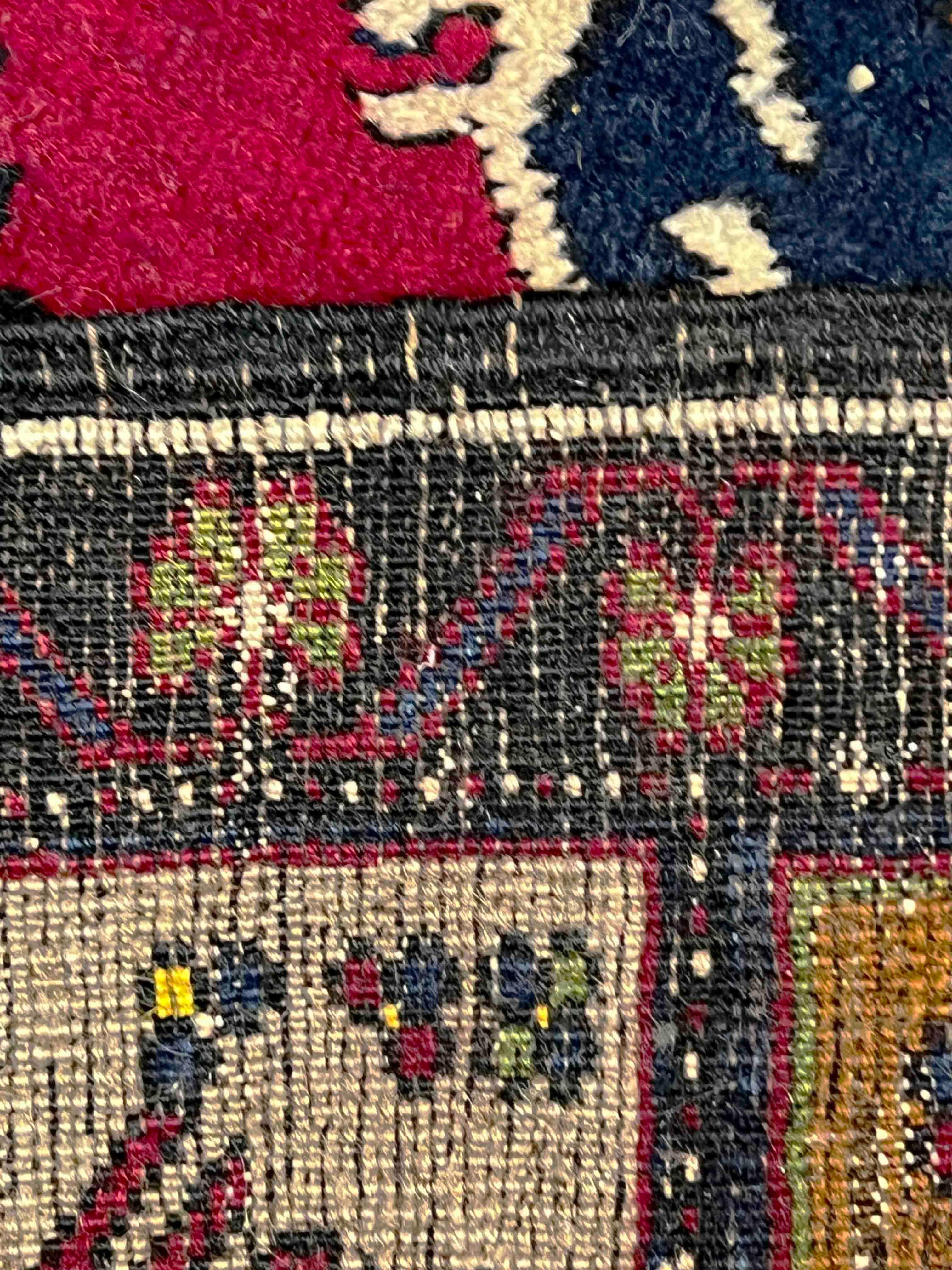Late 20th Century Turkish Yastik Rug - 0.99x0.57 - No. 811 For Sale