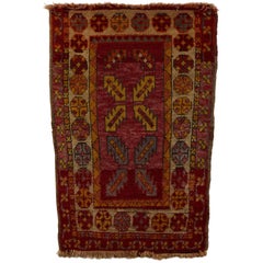 Antique Turkish Yastik Rug