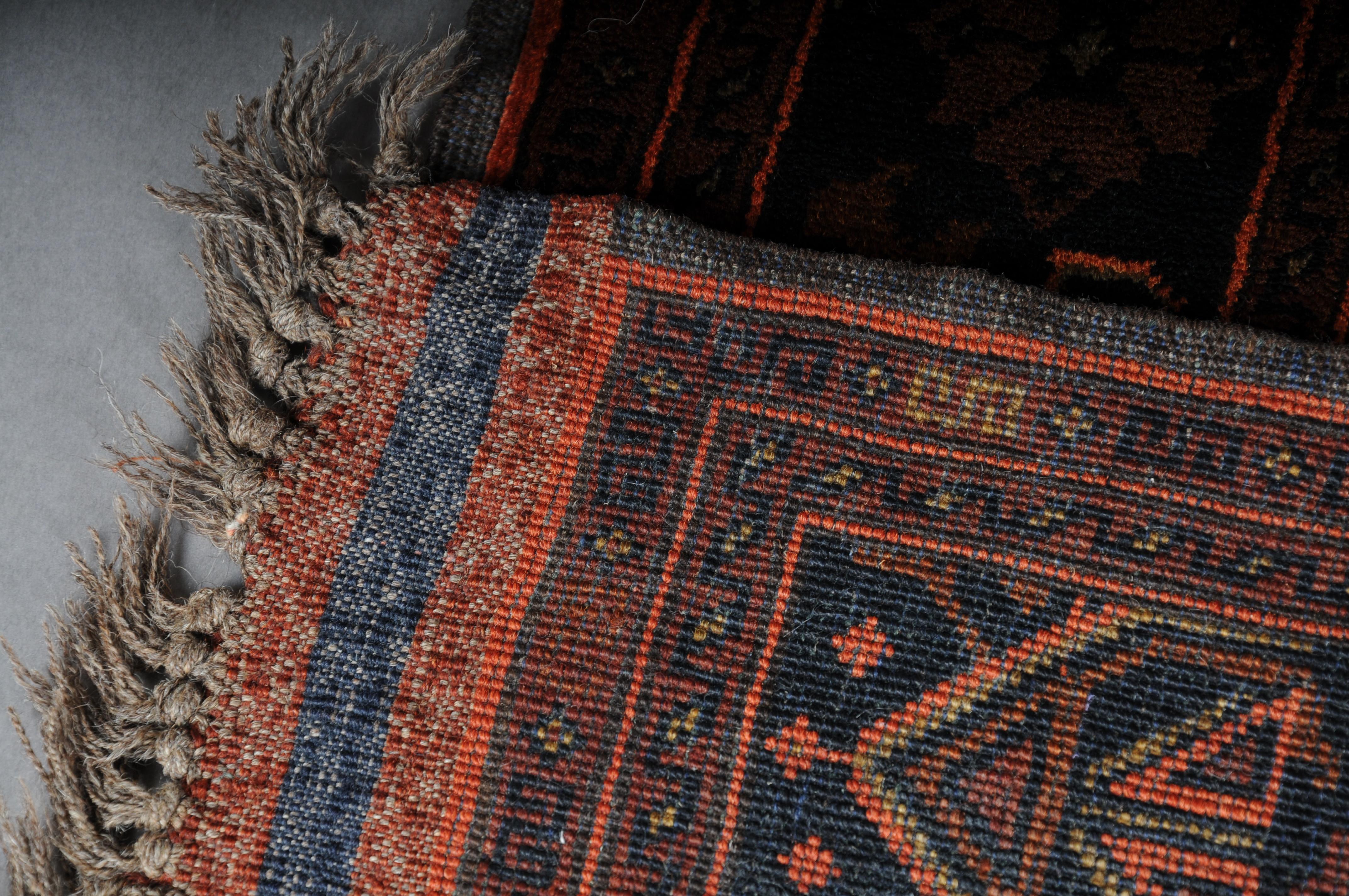 Turkman runner carpet / silk, 20th Century. For Sale 9