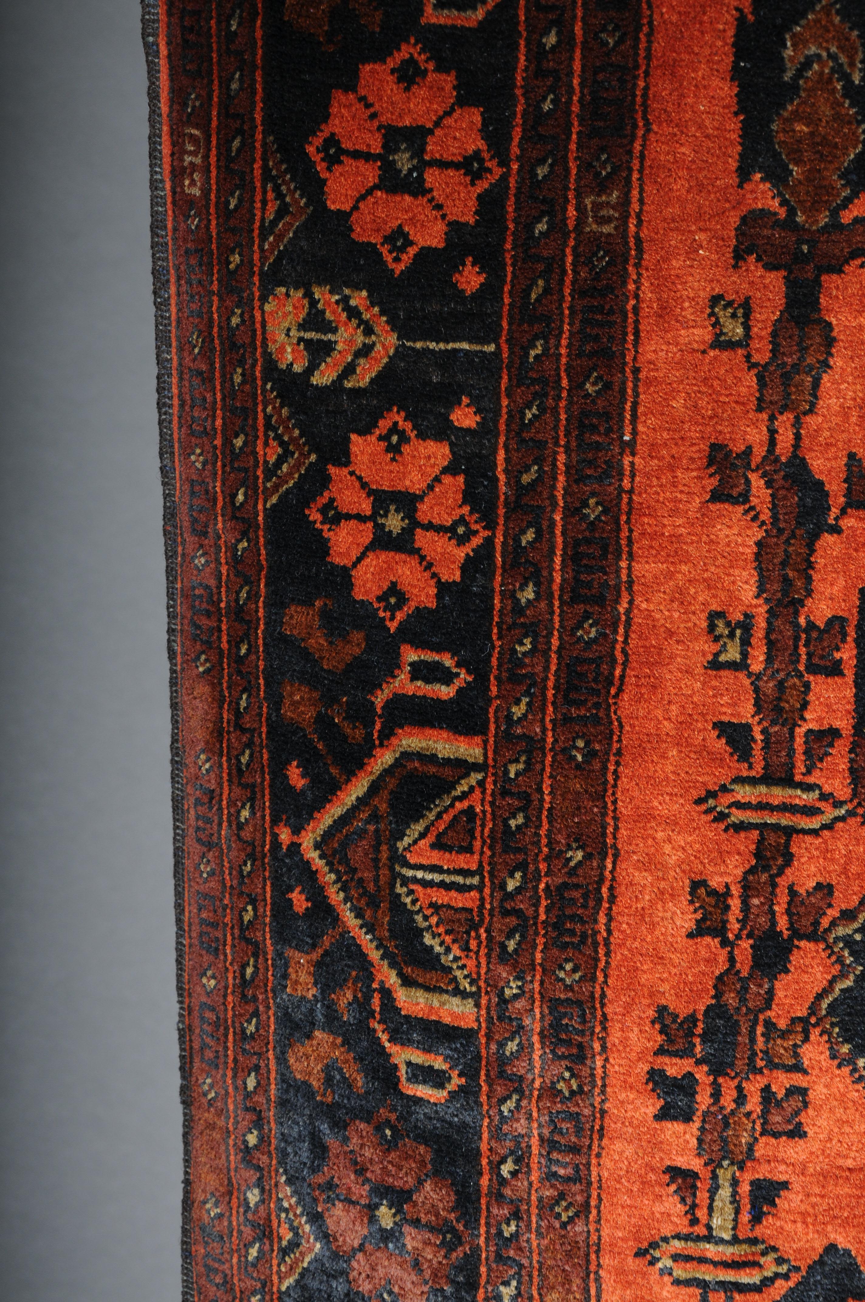 Turkman runner carpet / silk, 20th Century. For Sale 1