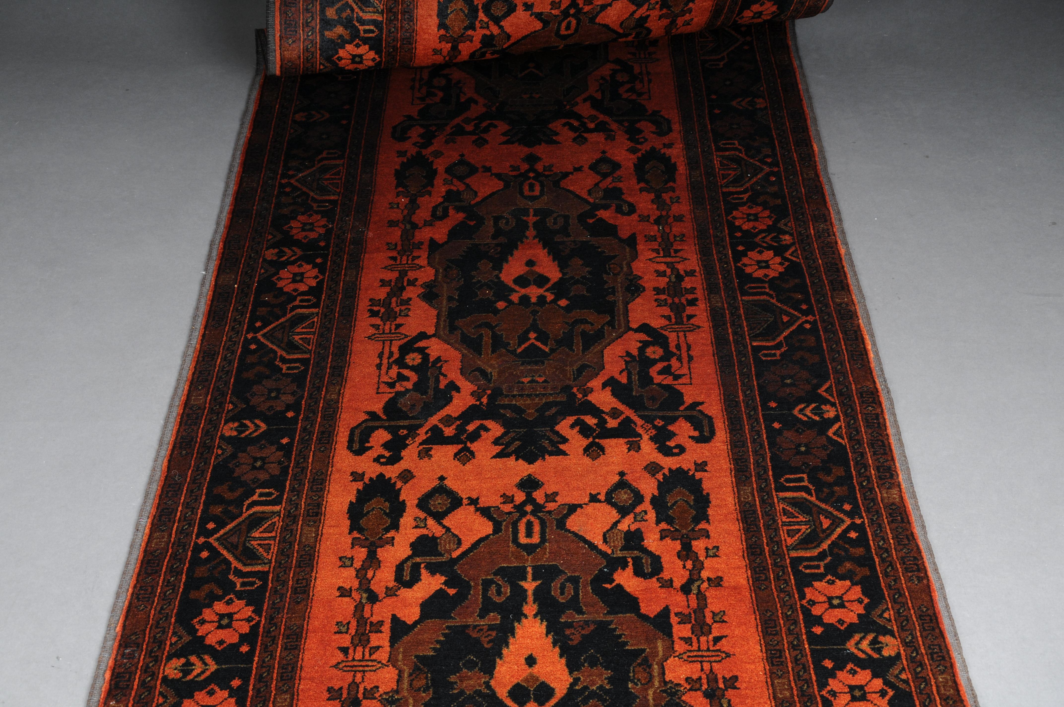 Turkman runner carpet / silk, 20th Century. For Sale 2
