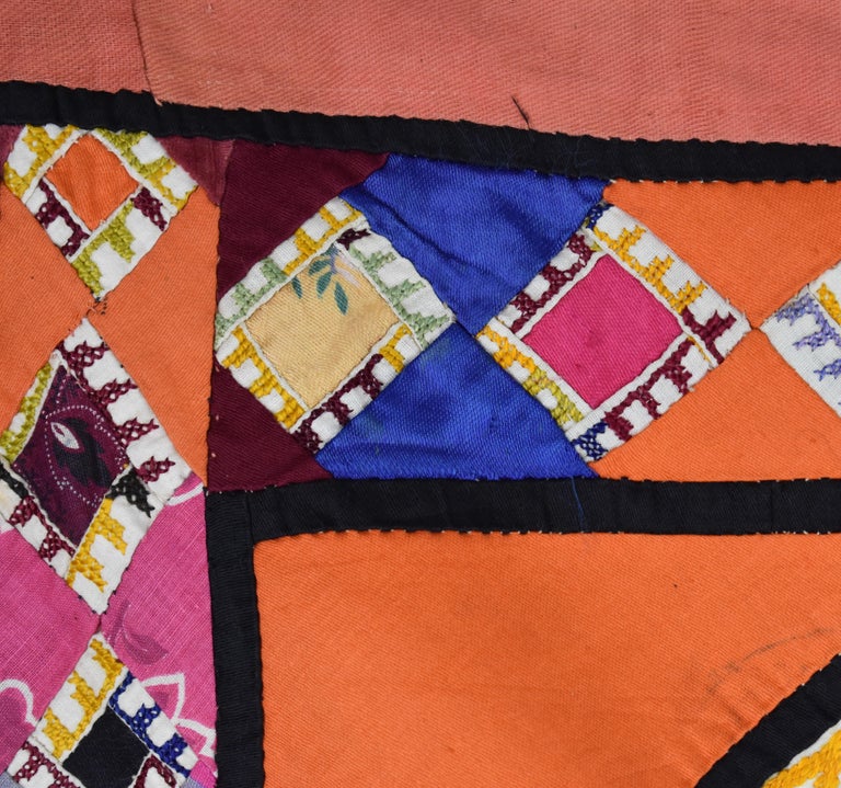Turkmen Patchwork, Applique Panel For Sale at 1stDibs