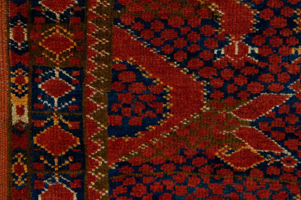 Turkmenischer Teppich Ersari Snake Design im Angebot 2