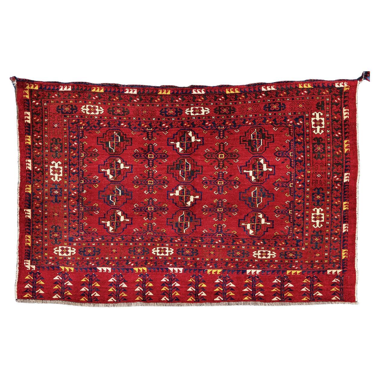 Turkmenischer Teppich Tekke Chuval im Angebot