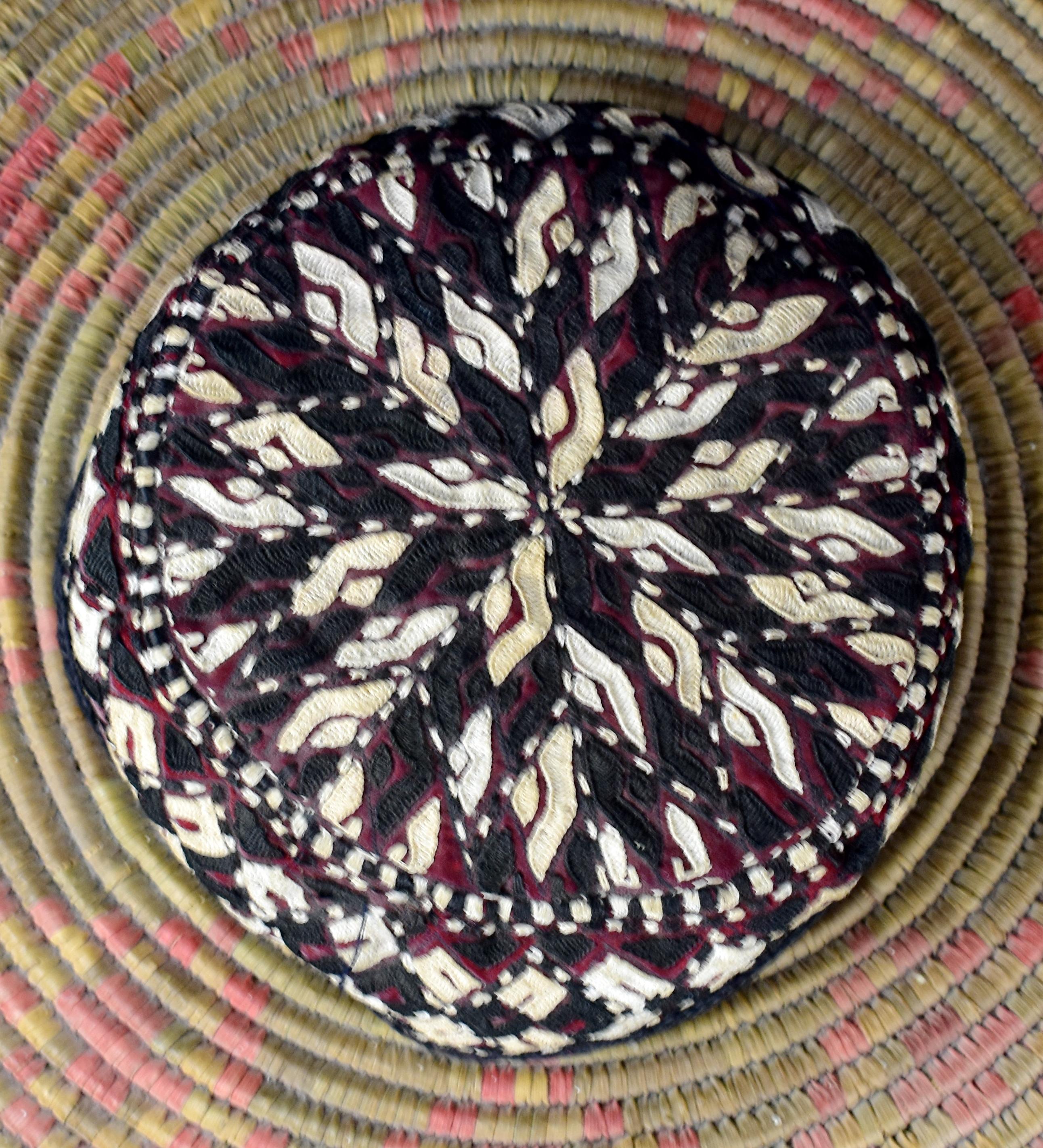 Tekke tribal childs hat, from Turkmenistan circa 1960

Lovely traditional Tekke embroidery


Perfect for display or to add to your colllection.