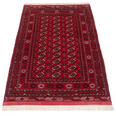 Antique Turkmen Tekke Handwoven Rug Mid-Late 20th Century (Oriental Turkomen)